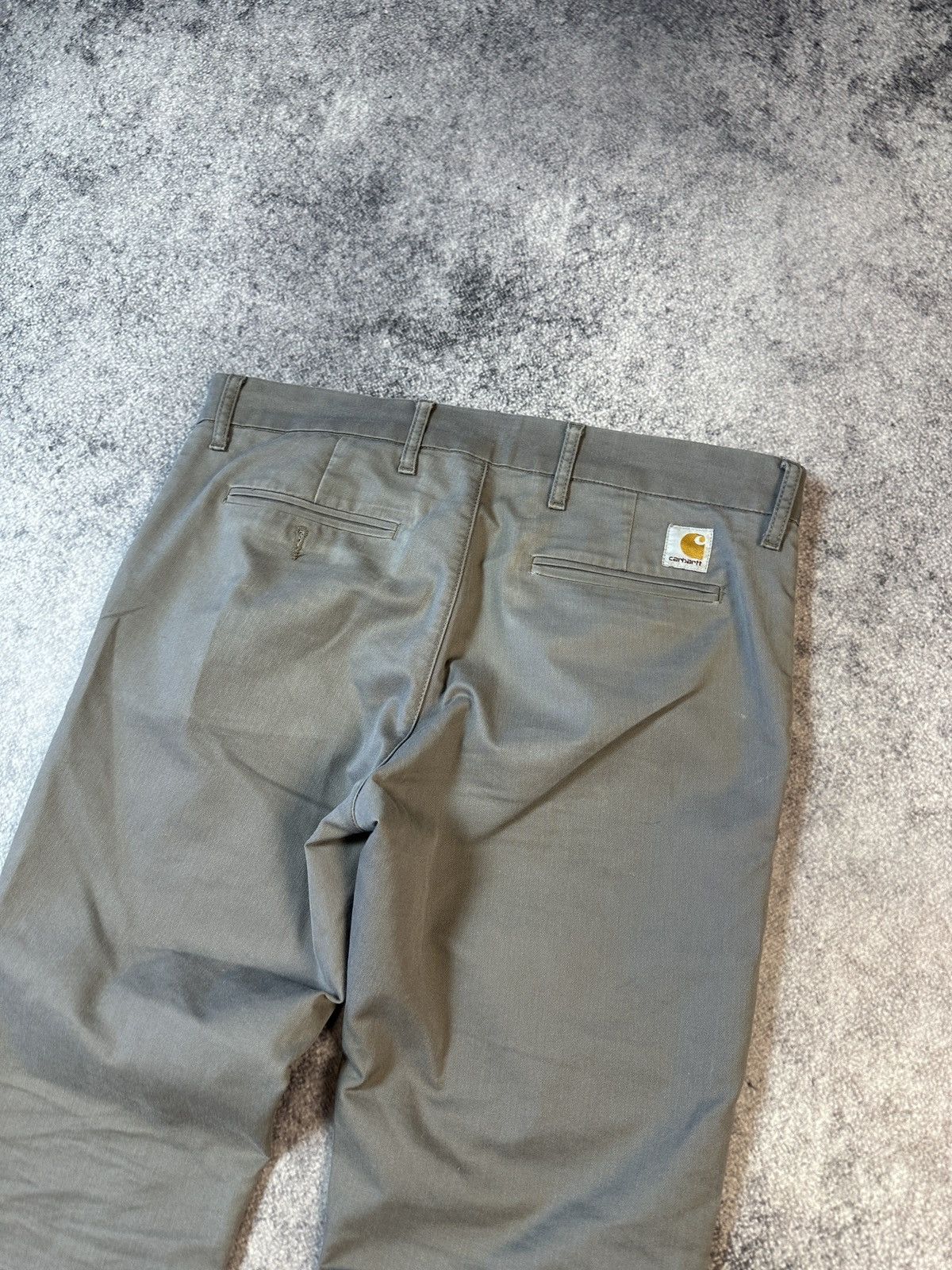 Carhartt × Carhartt Wip Y2K Carhartt Wip Master Pants Streetwear Chinos Grey L USA Size US 34 / EU 50 - 3 Thumbnail