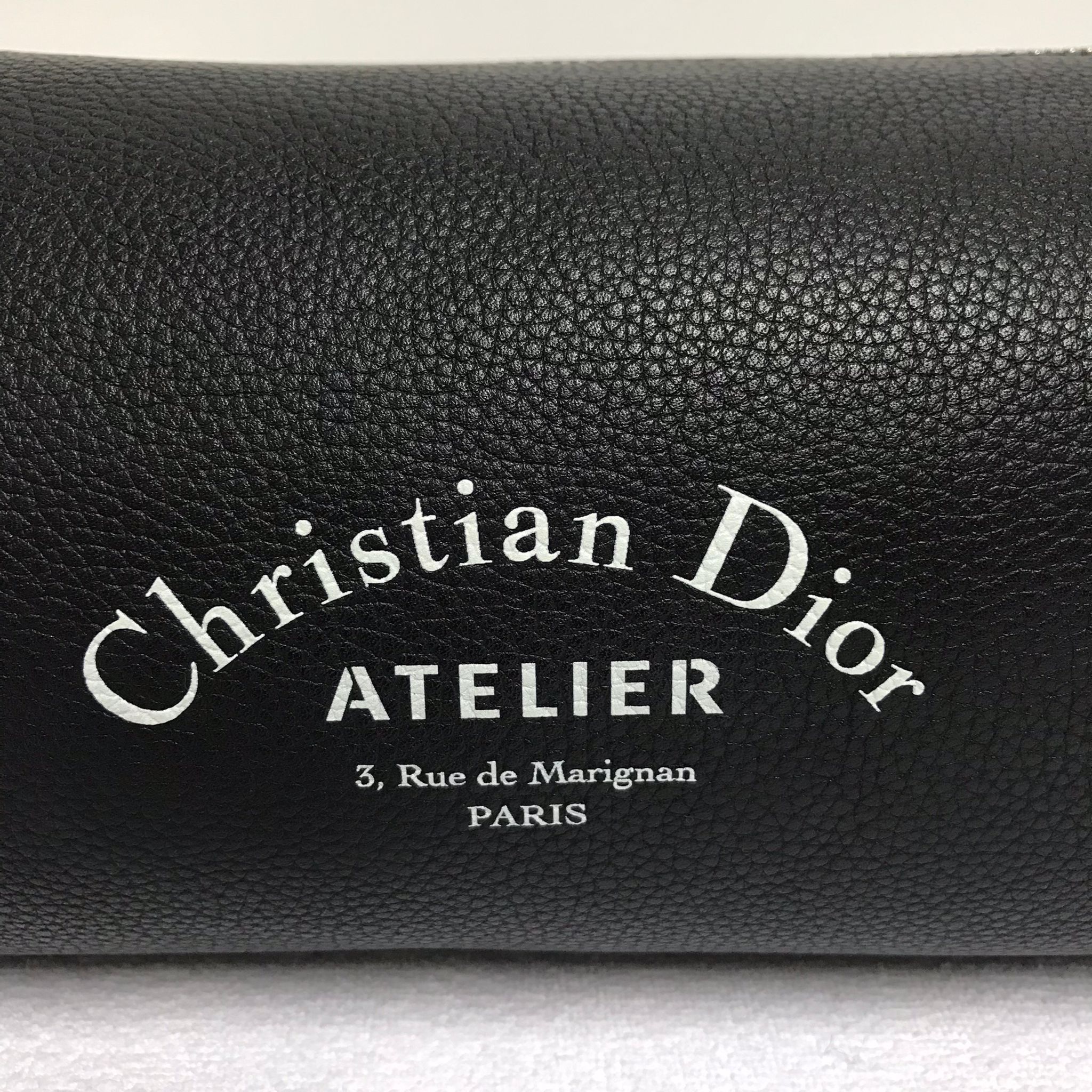 Christian Dior Monsieur Christian Dior Atelier Mens Roller Pouch in Black Size ONE SIZE - 6 Thumbnail