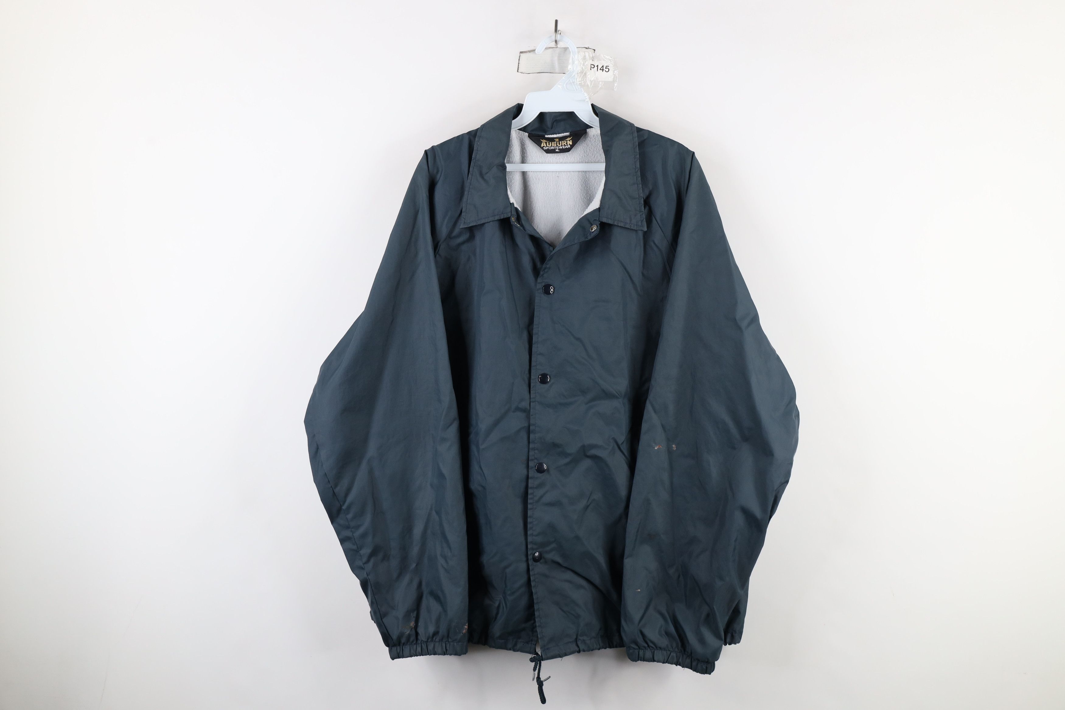 Vintage Vintage 70s Streetwear Lined Coach Coaches Jacket Blue USA Size US XL / EU 56 / 4 - 1 Thumbnail