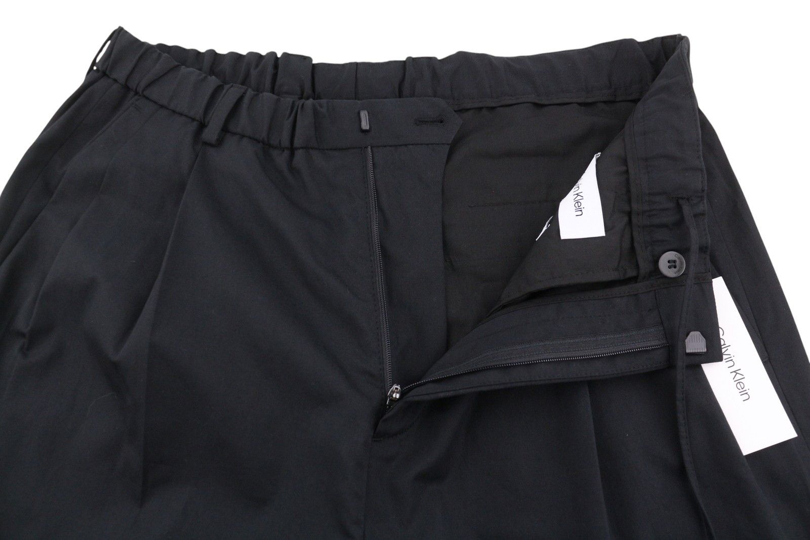 Calvin Klein COTTON SEACELL MODERN L Black Regular Pleated 87462 Size US 34 / EU 50 - 4 Thumbnail
