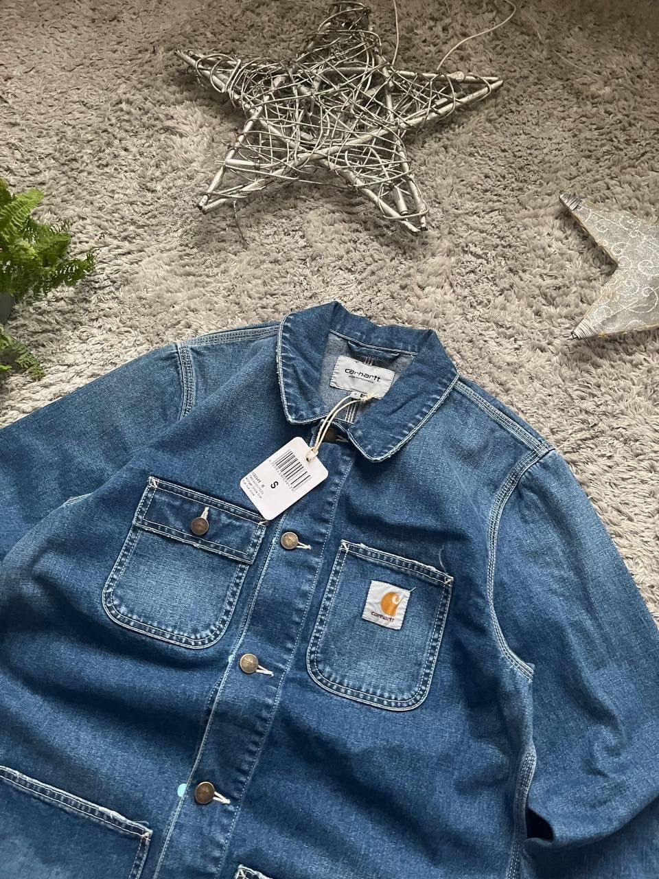 Carhartt × Vintage Carhartt Jeans Light Jacket Streetwear Vintage Logo Rare Size US S / EU 44-46 / 1 - 3 Thumbnail