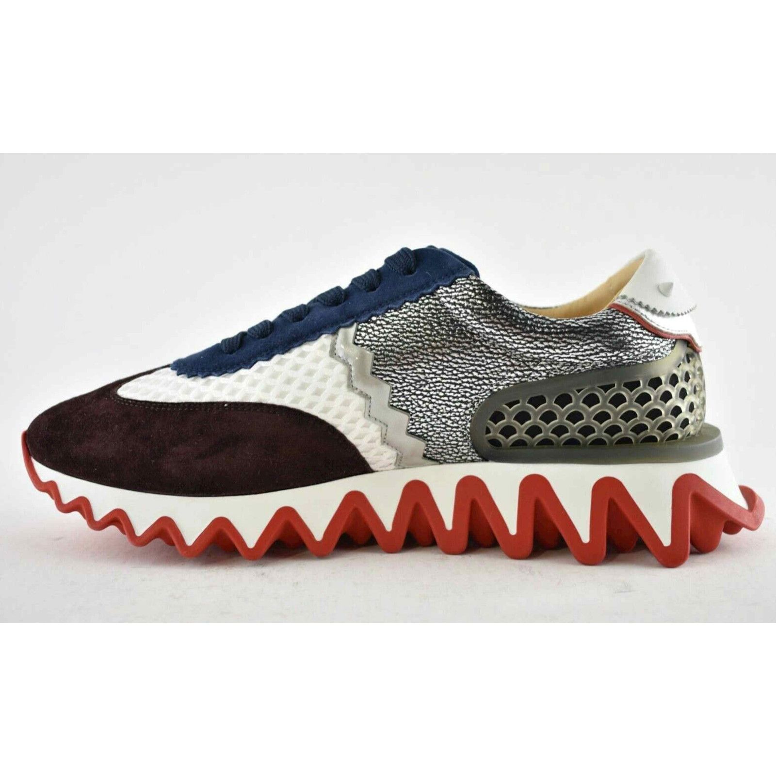 Christian Louboutin Christian Louboutin Loubishark Flat Suede Low Top Sneaker Size US 10 / EU 43 - 11 Thumbnail