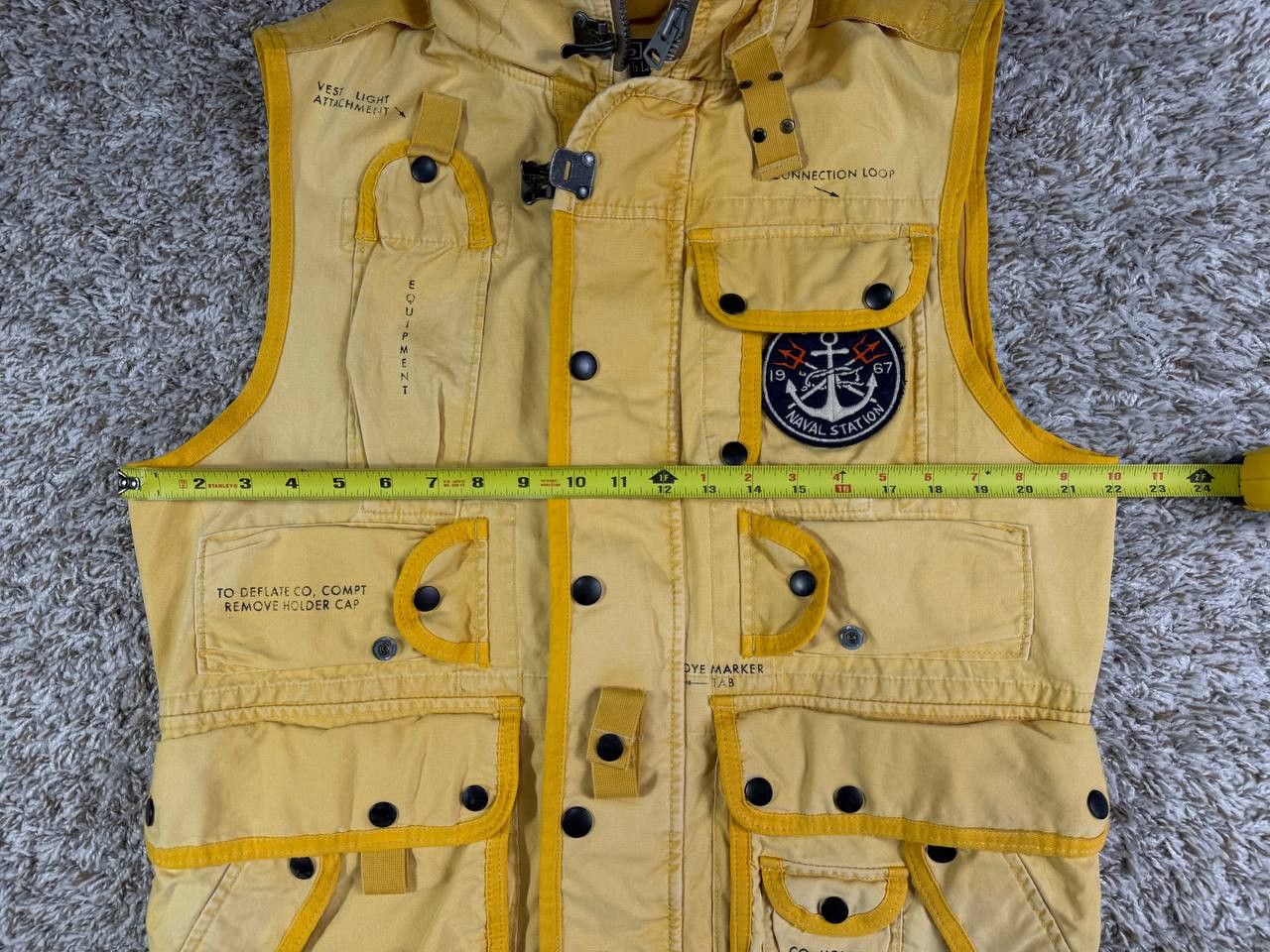 Polo Ralph Lauren Vintage Polo Ralph Lauren Naval Station Utility Vest Size US M / EU 48-50 / 2 - 14 Thumbnail