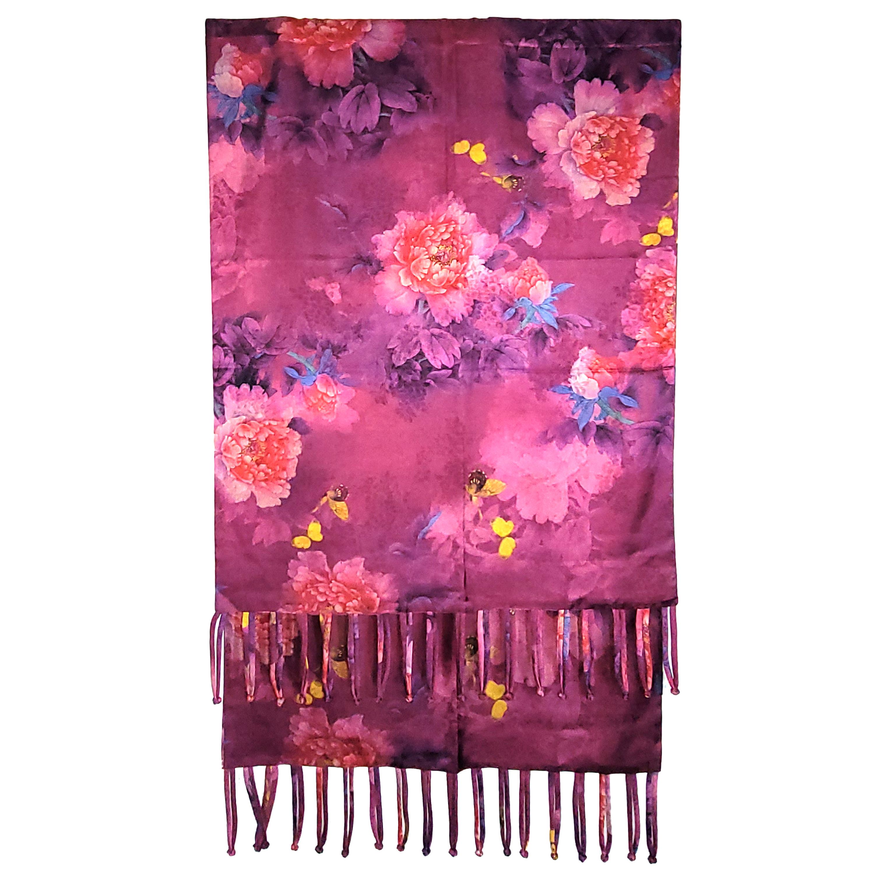 Other NWT Double-Sided Double-Layer Long Silk Scarf 27"x70" LS5950 Size ONE SIZE - 2 Thumbnail