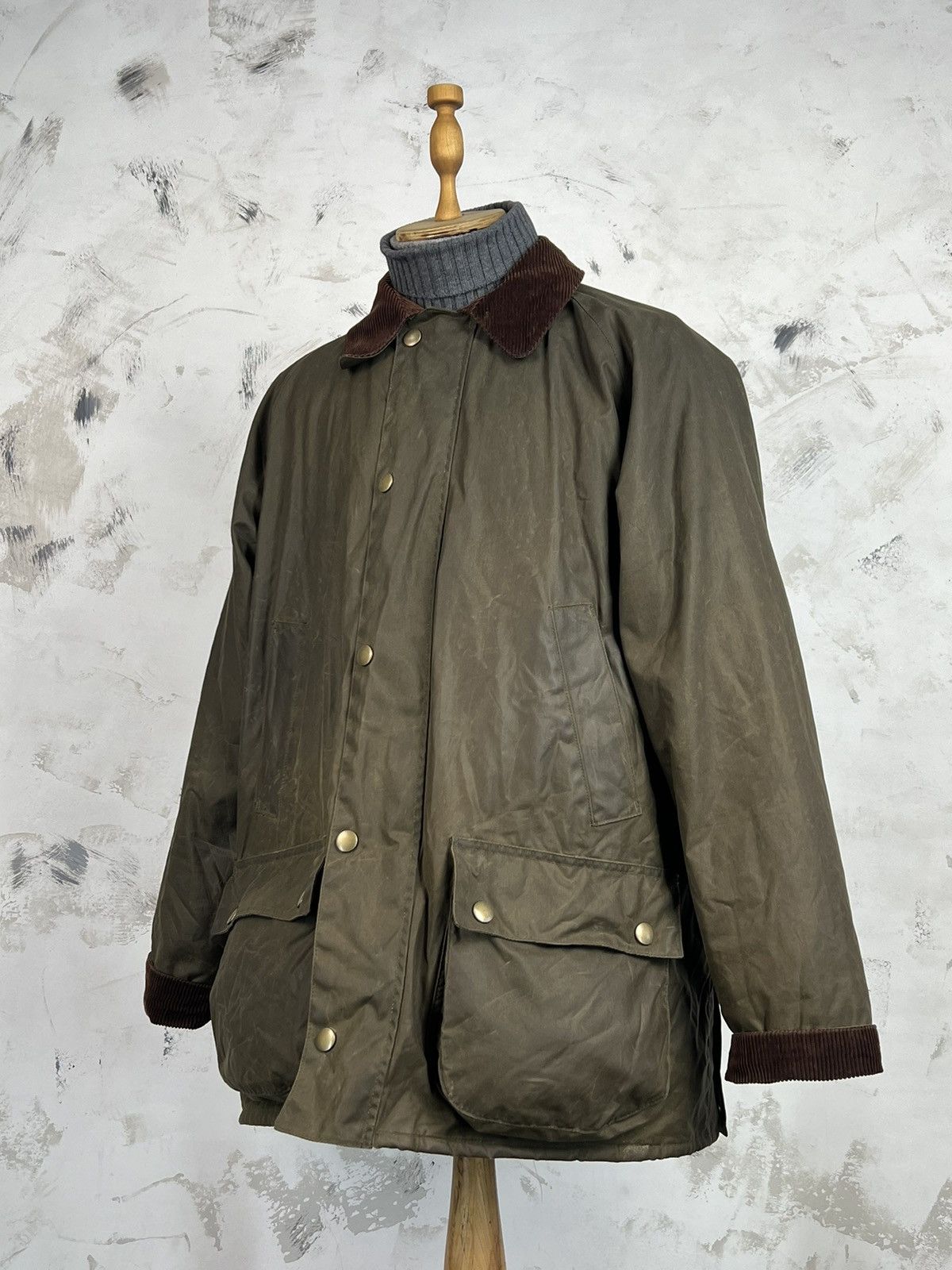 Marks & Spencer Vintage Marks & Spencer Waxed Field Jacket Size M - L Size US M / EU 48-50 / 2 - 2 Thumbnail