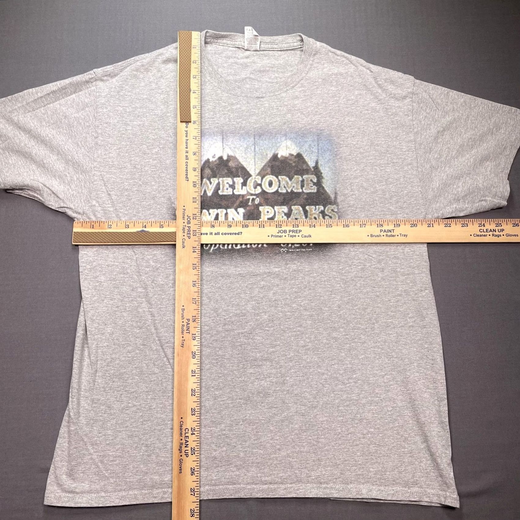 Fruit Of The Loom Twin Peaks Shirt Mens Large Gray Welcome To Twin Peaks Tee Fruit Of The Loom Size US L / EU 52-54 / 3 - 5 Thumbnail