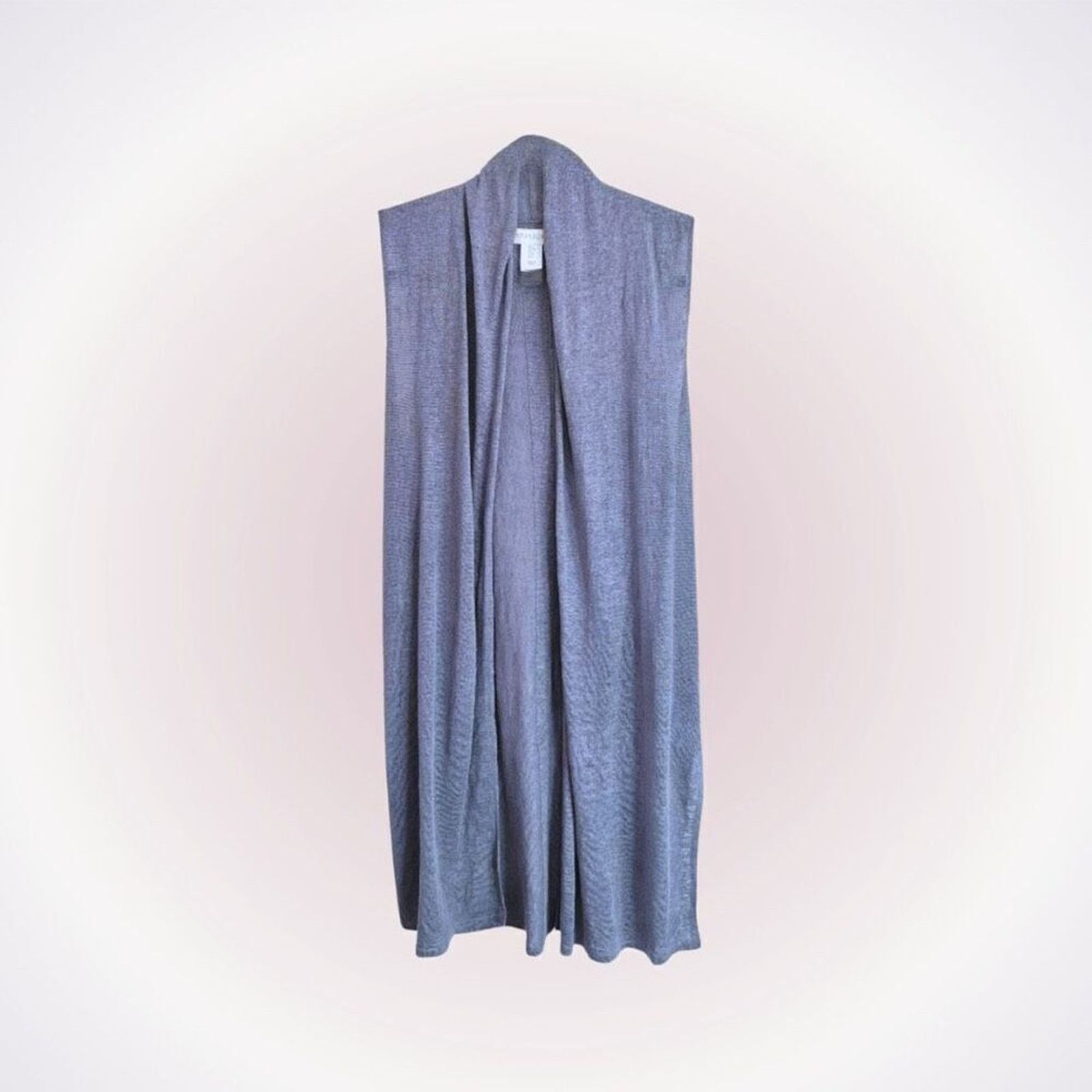 Cynthia Rowley Cynthia Rowley Muted Purple Sleeveless Cardigan | Sz S Size S / US 4 / IT 40 - 1 Thumbnail