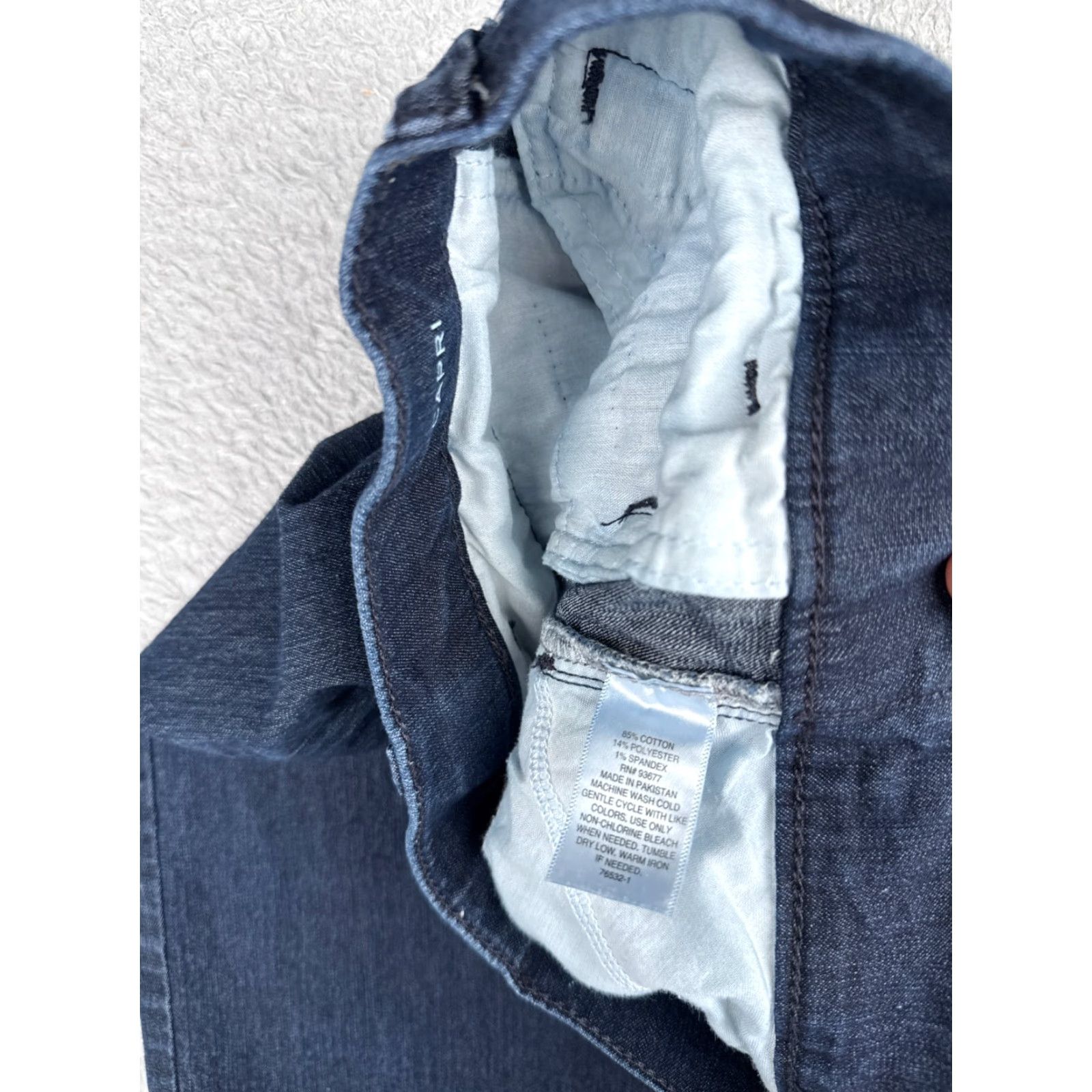 Vintage St Johns Bay Jeans Womens Capri Denim Blue 2 26x18 Regular Mid Rise 18 In Inseam 5-Pocket Size 26" / US 2 / IT 38 - 6 Thumbnail