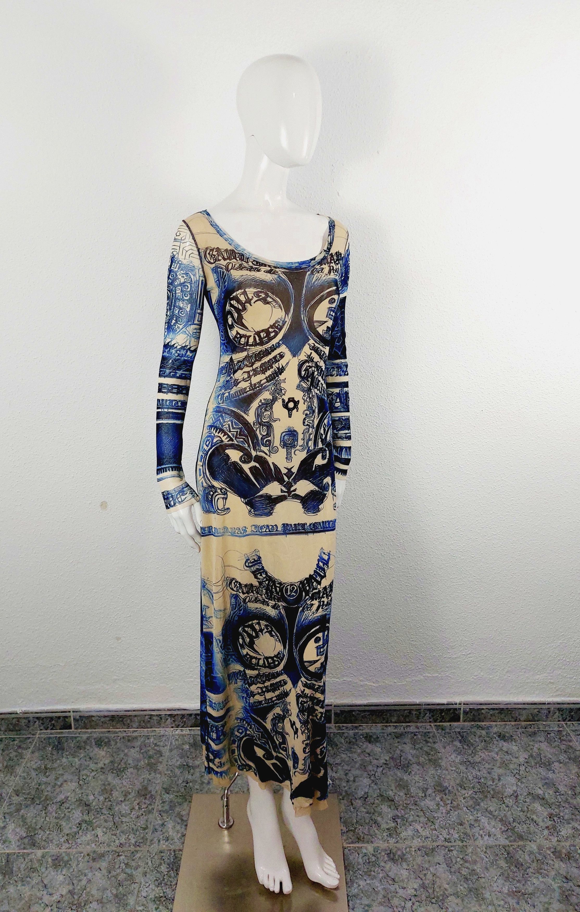 Jean Paul Gaultier Maori 2012 Maya Eclipse Satan Dress