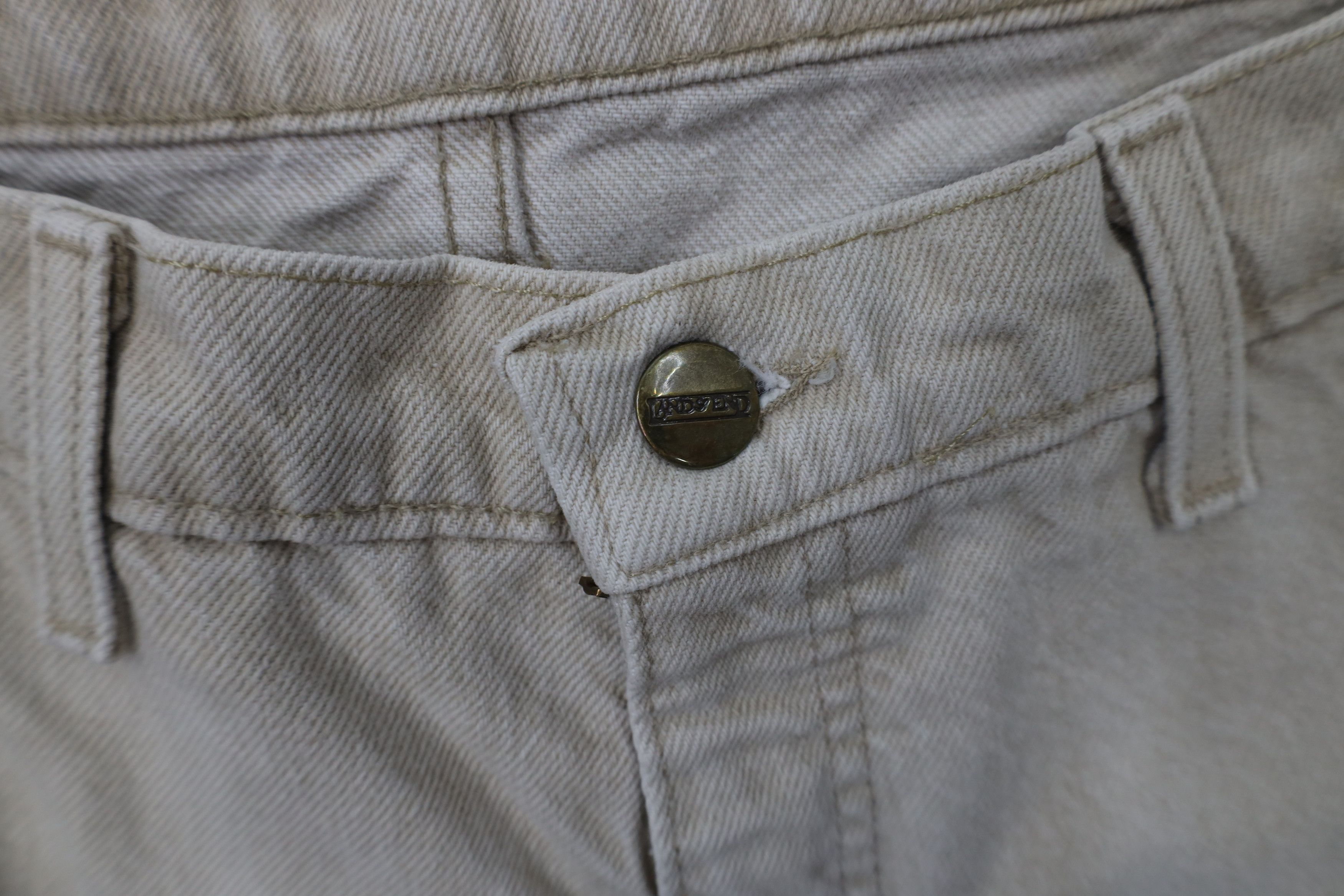 Lands' End × Vintage Vintage 90s Lands End Stonewash Rigger Denim Jeans USA Size US 36 / EU 52 - 8 Thumbnail