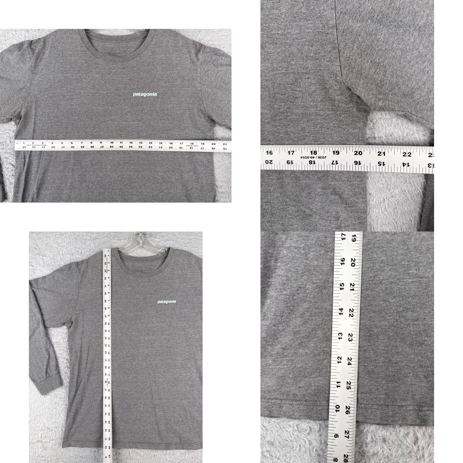 Patagonia Patagonia Shirt Men Medium Gray Long Sleeve Crew Neck Cotton Size US M / EU 48-50 / 2 - 8 Thumbnail