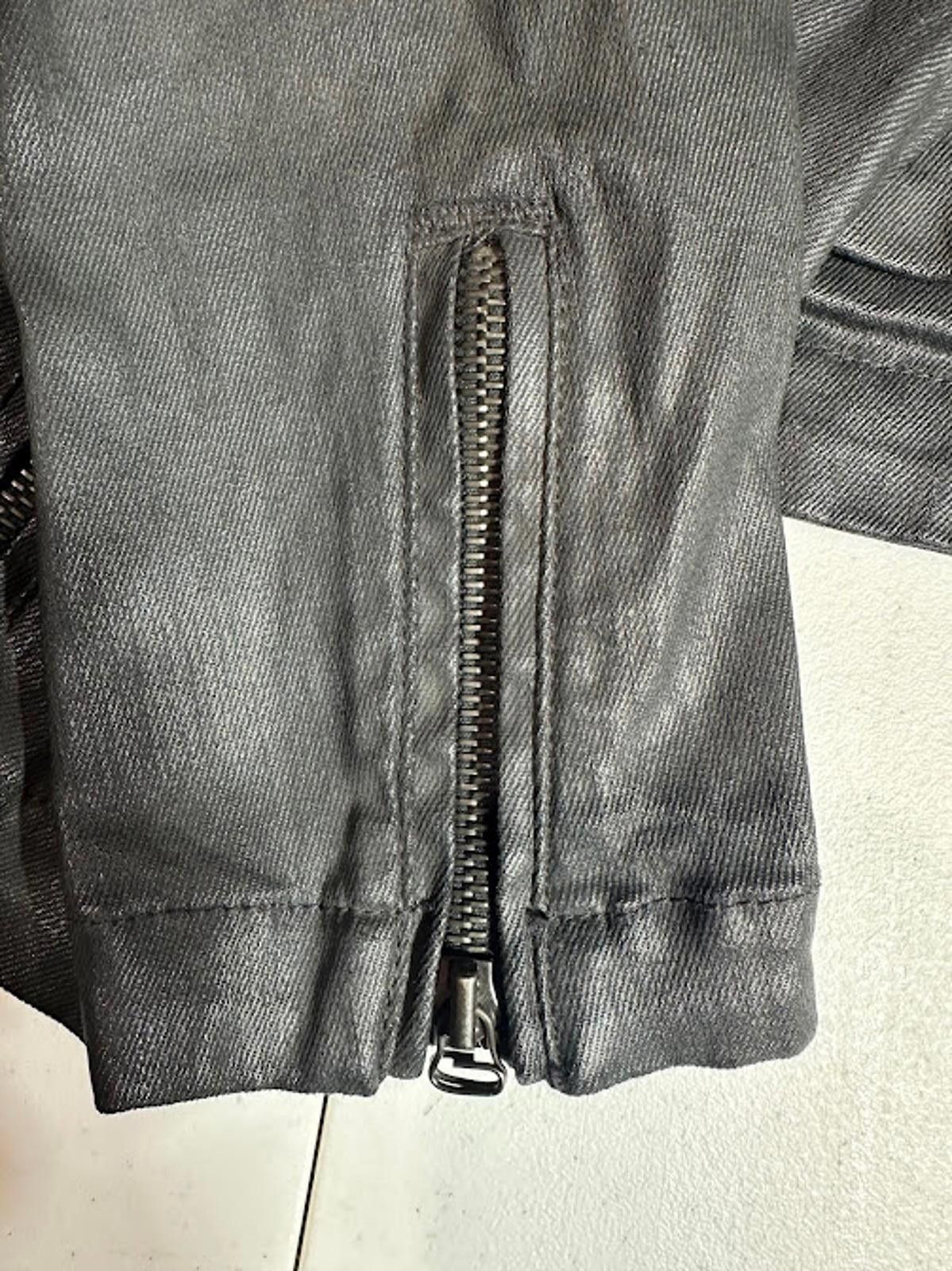 AG Adriano Goldschmied Adriano Goldschmied coated cotton biker-style jacket Size M / US 6-8 / IT 42-44 - 6 Thumbnail