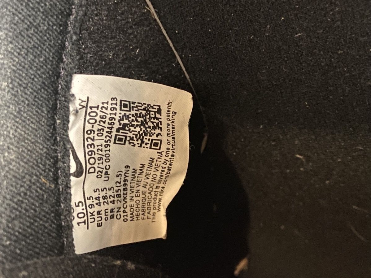Nike Used Nike Dunk Low SP "Undefeated 5 On It Black" Size 10,5US Size US 10.5 / EU 43-44 - 11 Thumbnail