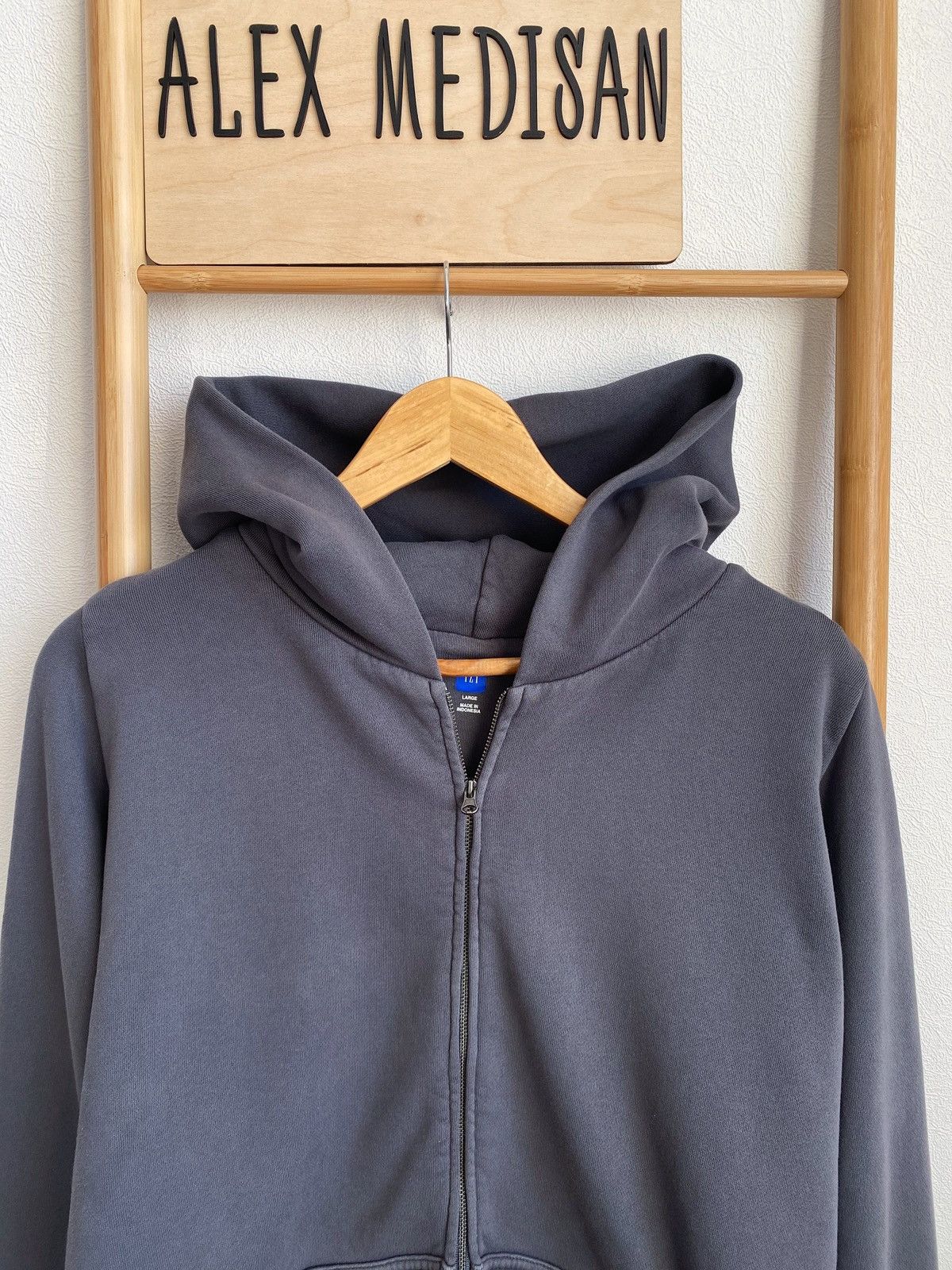 Balenciaga × Gap × Kanye West Yeezy Gap engineered by Balenciaga Zip Up Hoodie Size US L / EU 52-54 / 3 - 8 Thumbnail