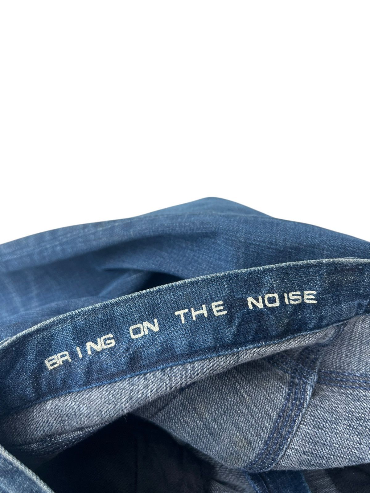 Japanese Brand Bring On The Noise Japan Dirty Muddy Denim Bootcut Jeans Size US 29 - 21 Thumbnail