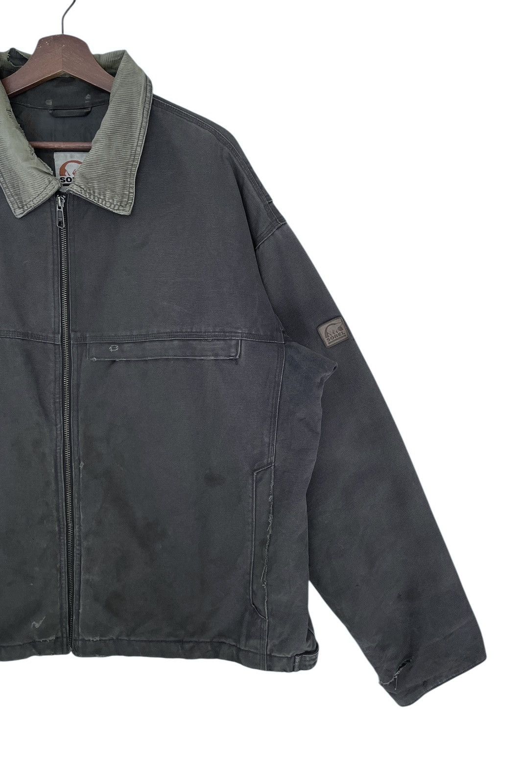 SOREL × Vintage Vintage Brand Sorel Dark Canvas Jacket 1990s Size US XXL / EU 58 / 5 - 4 Thumbnail