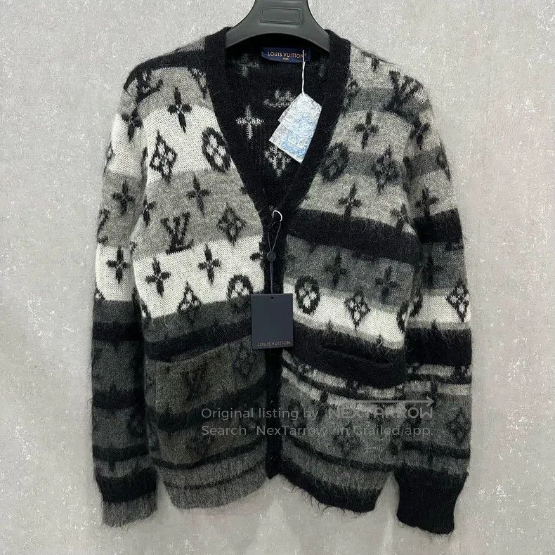 Louis Vuitton Louis Vuitton Old Floral Contrast Mohair Cardigan Jacket Size US S / EU 44-46 / 1 - 1 Thumbnail