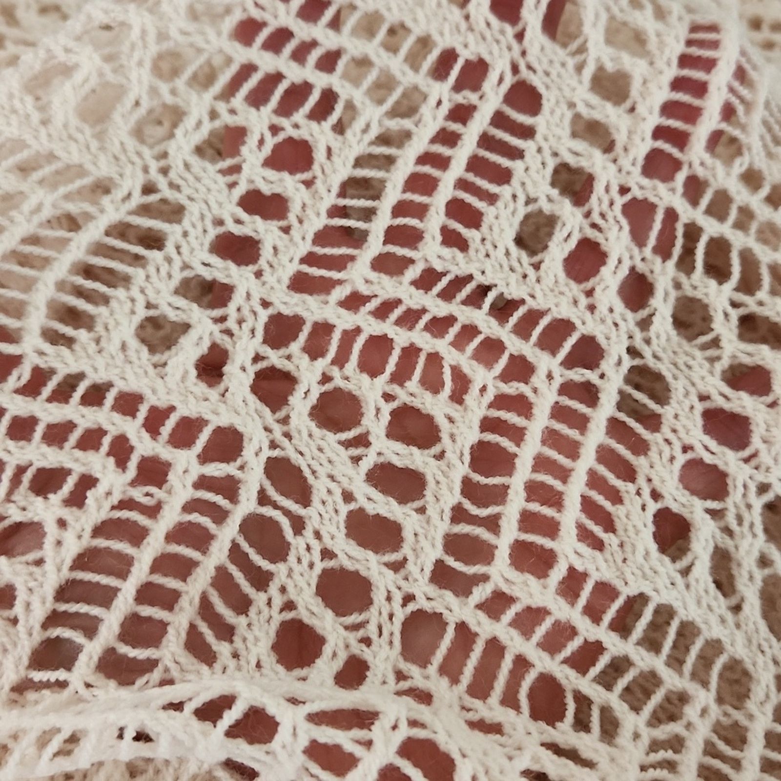 Shein CROCHET STYLE ☆ TIE FRONT ☆ DUSTER / COVER-UP 5x ☆ NWT Size 4XL / US 24-26 - 7 Thumbnail