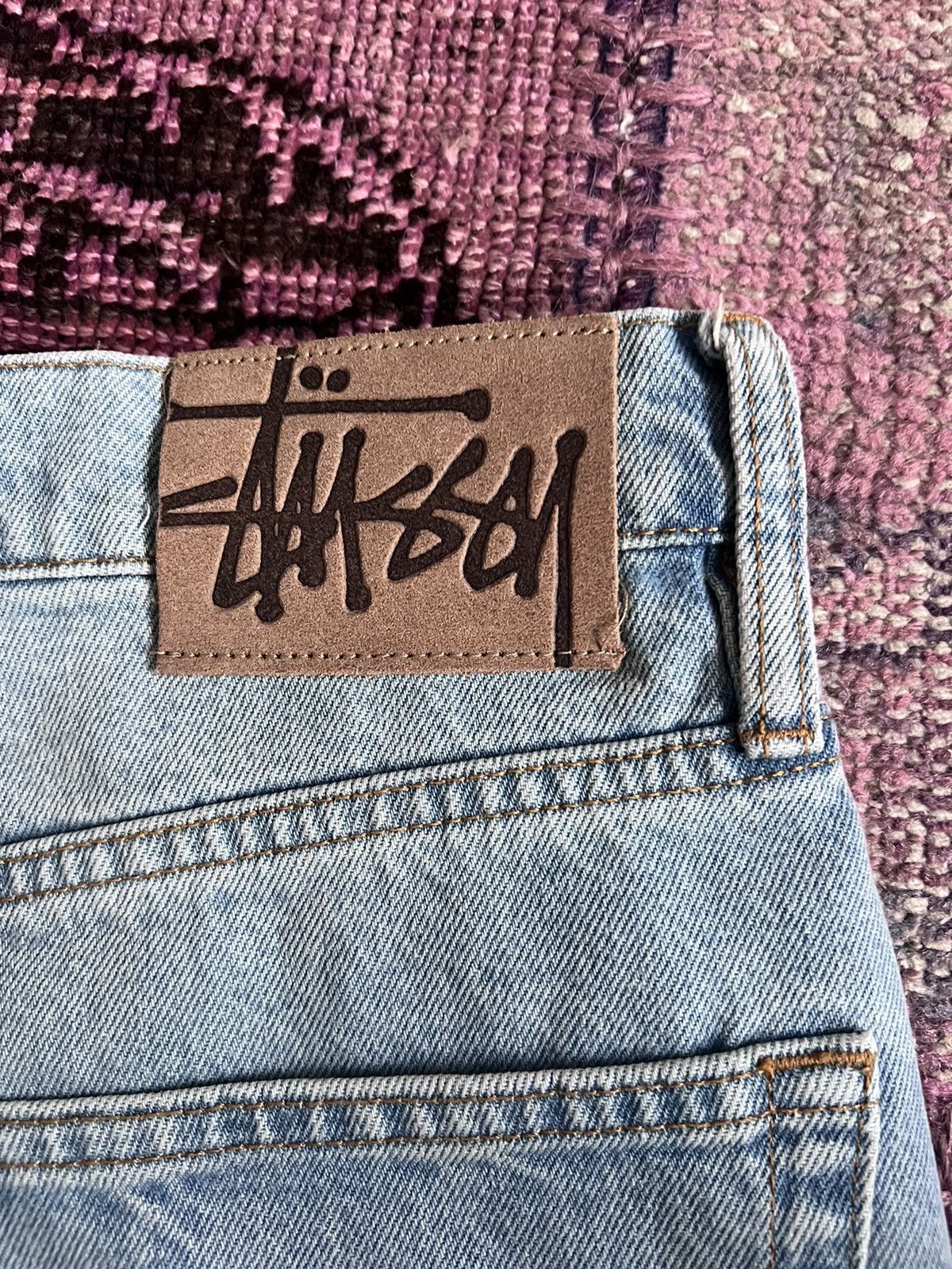 Stussy Stussy washed denim shorts **RARE** Size US 30 / EU 46 - 4 Thumbnail