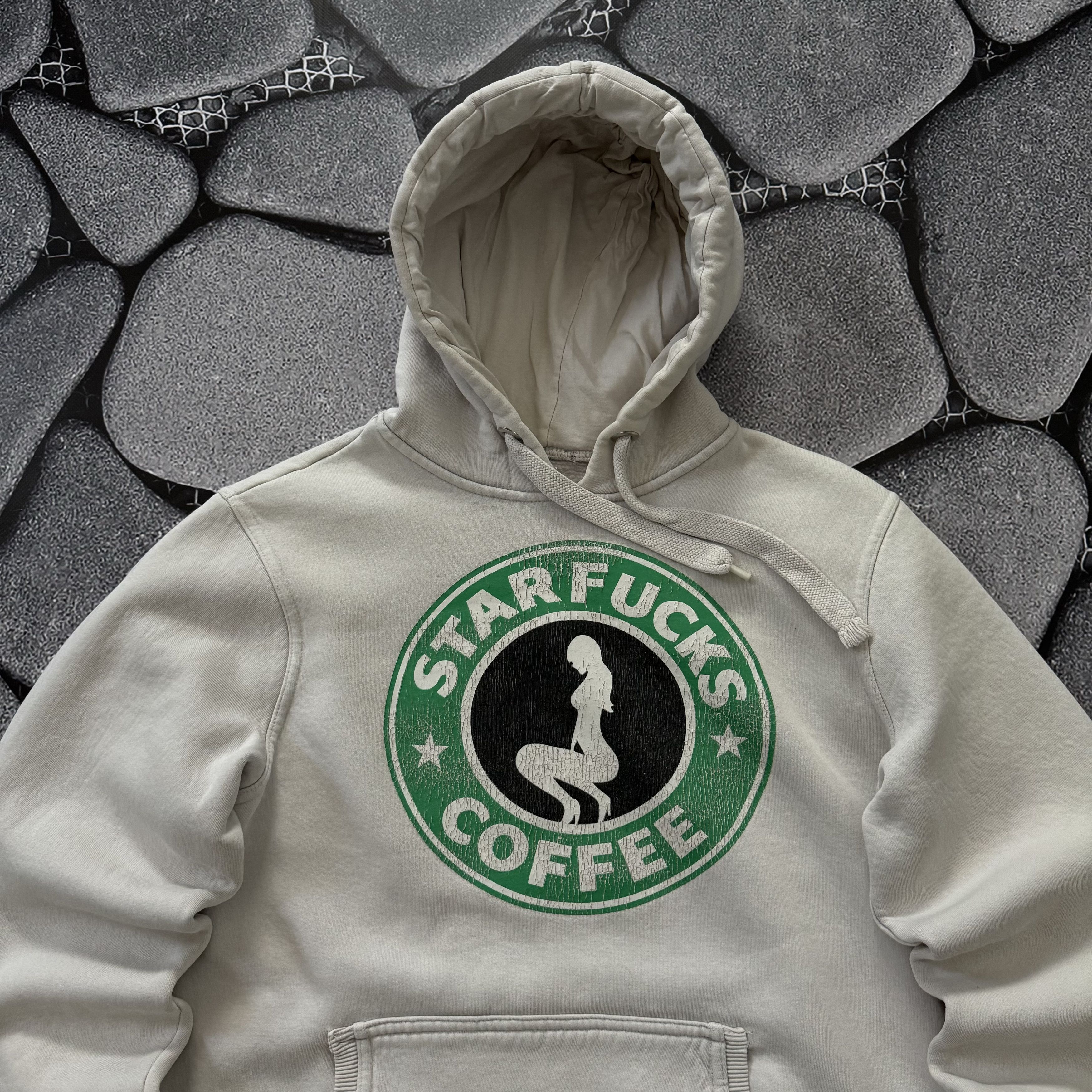 Hook-Ups × Vintage STAR FUCKS COFFE CRAZY PRINTED PORNSTAR STYLE HOODIE VINTAGE Size US M / EU 48-50 / 2 - 2 Thumbnail