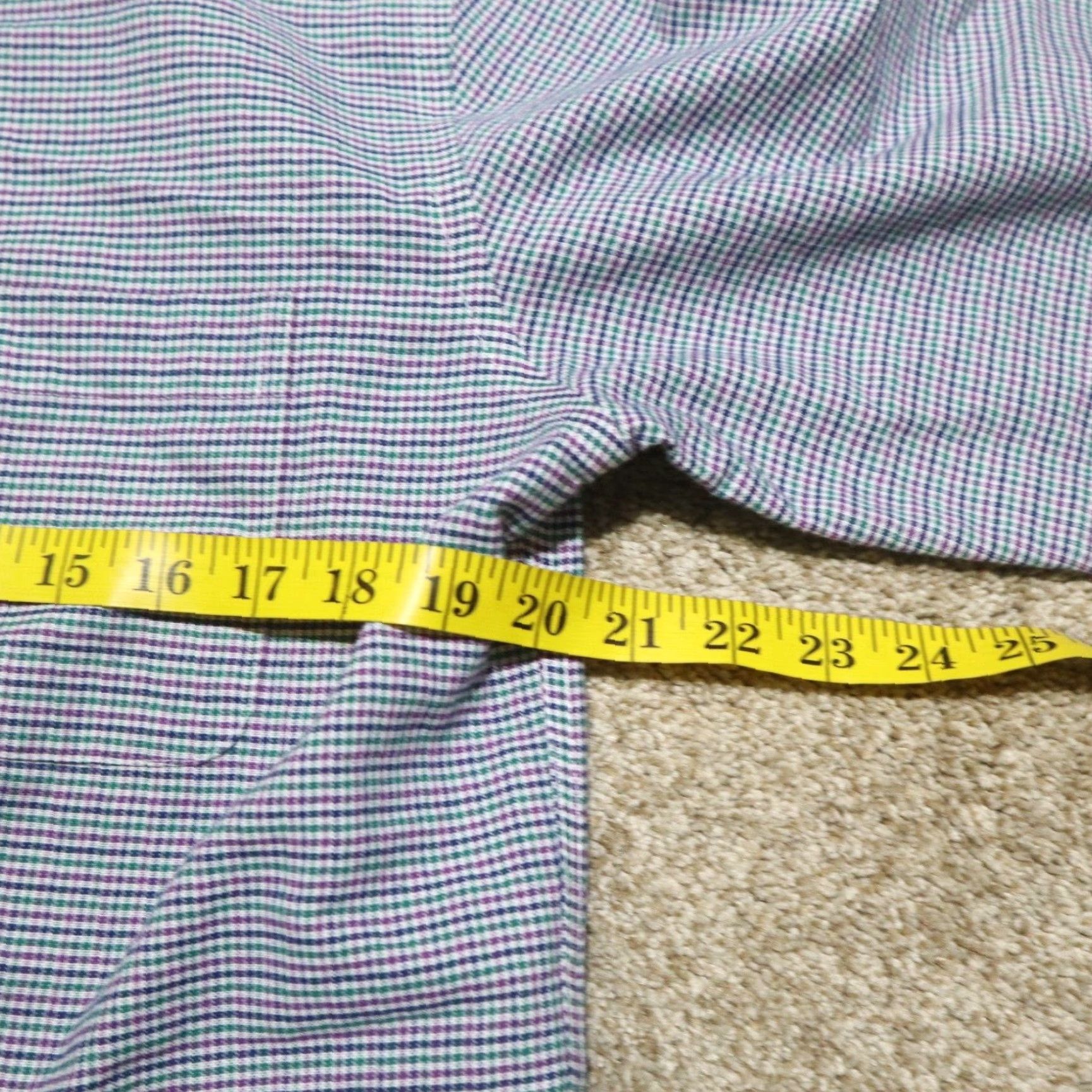 Stafford Stafford Shirt Long Sleeve Mens 15.5 Multicolor Button-Down 32-33 Casual Check 1990s Size US L / EU 52-54 / 3 - 5 Thumbnail