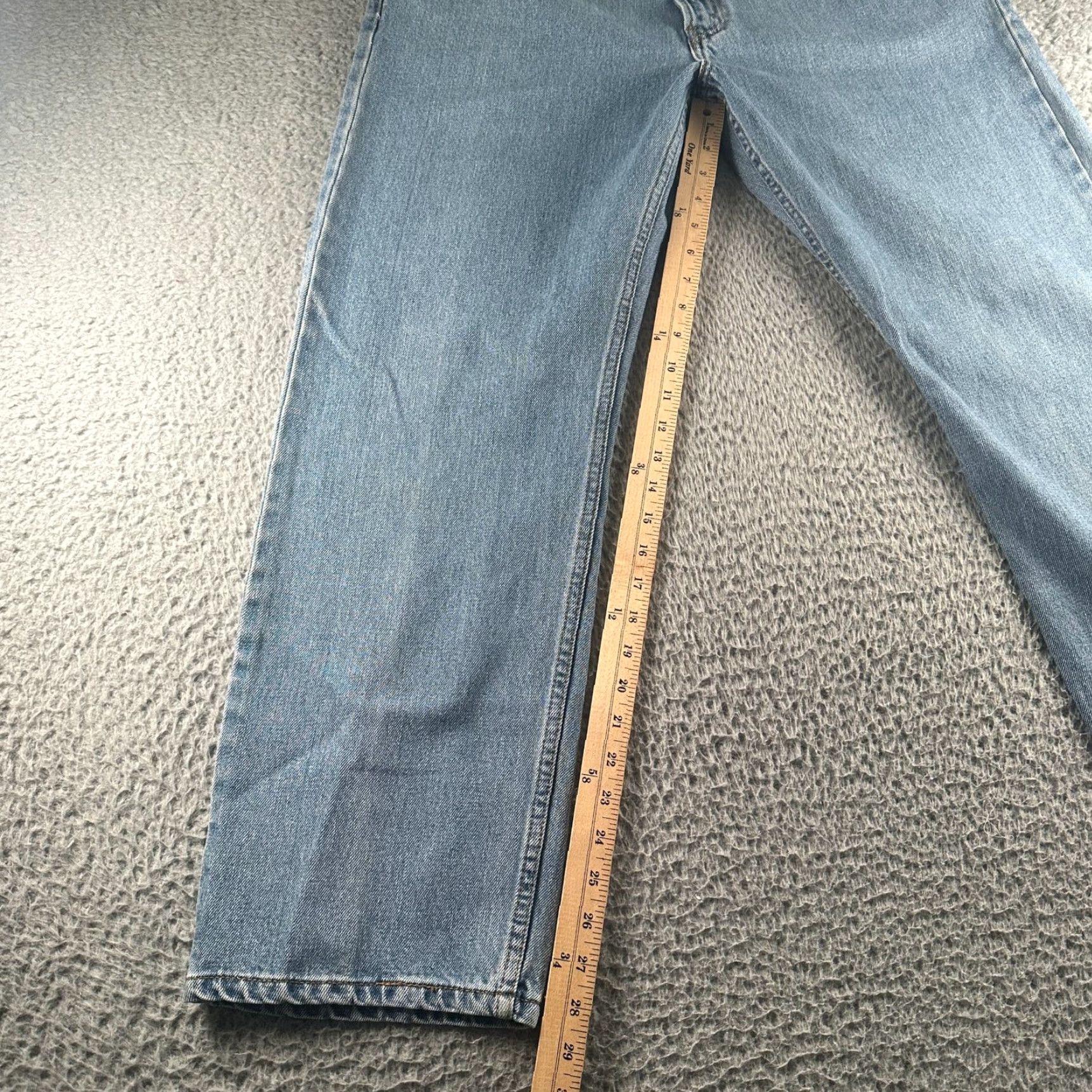 Levi's Levi's 505 Jeans Mens 38x30 Regular Fit Light Blue Straight Blue Jeans 2000s Vintage? No, Regular? No Size US 38 / EU 54 - 7 Thumbnail
