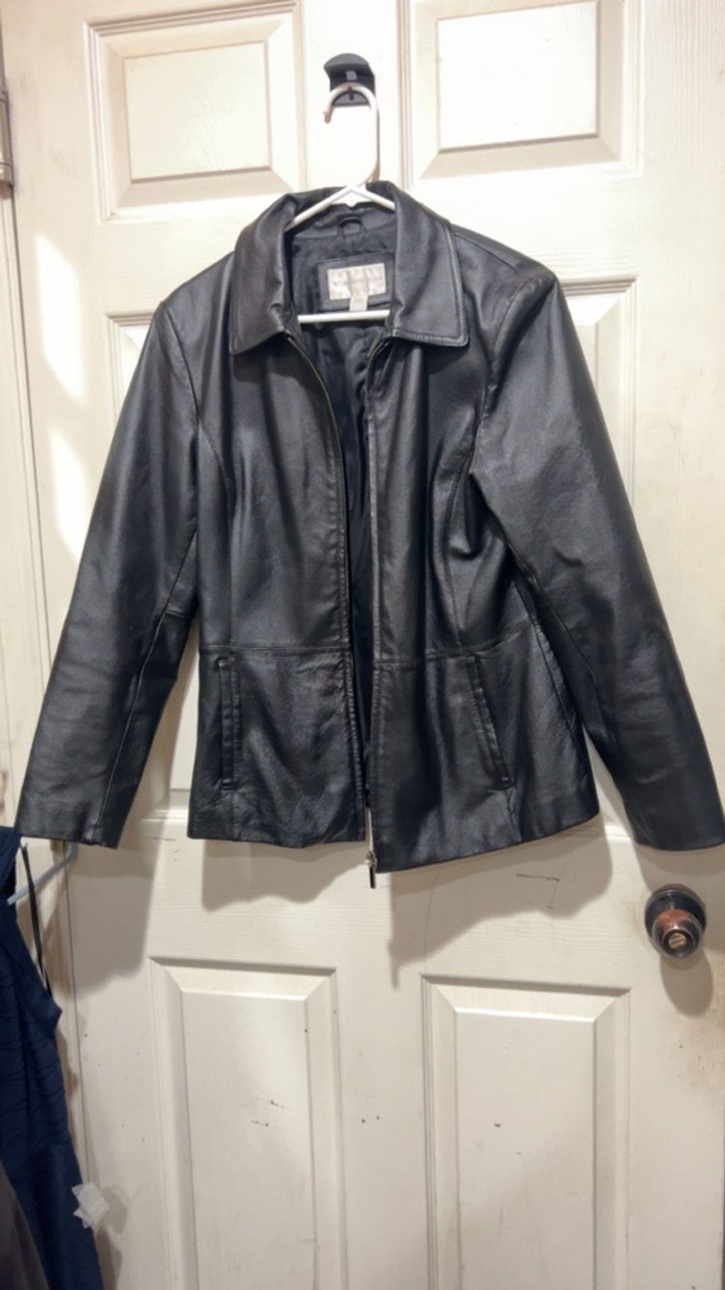 Worthington Women's Worthington Black Leather Jacket M Size M / US 6-8 / IT 42-44 - 1 Thumbnail