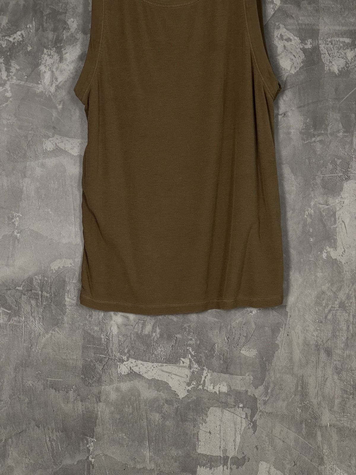 Allsaints × Japanese Brand Allsaints Y2K Brown Avant Garde Archival Tank Top shirt Size L / US 10 / IT 46 - 5 Thumbnail