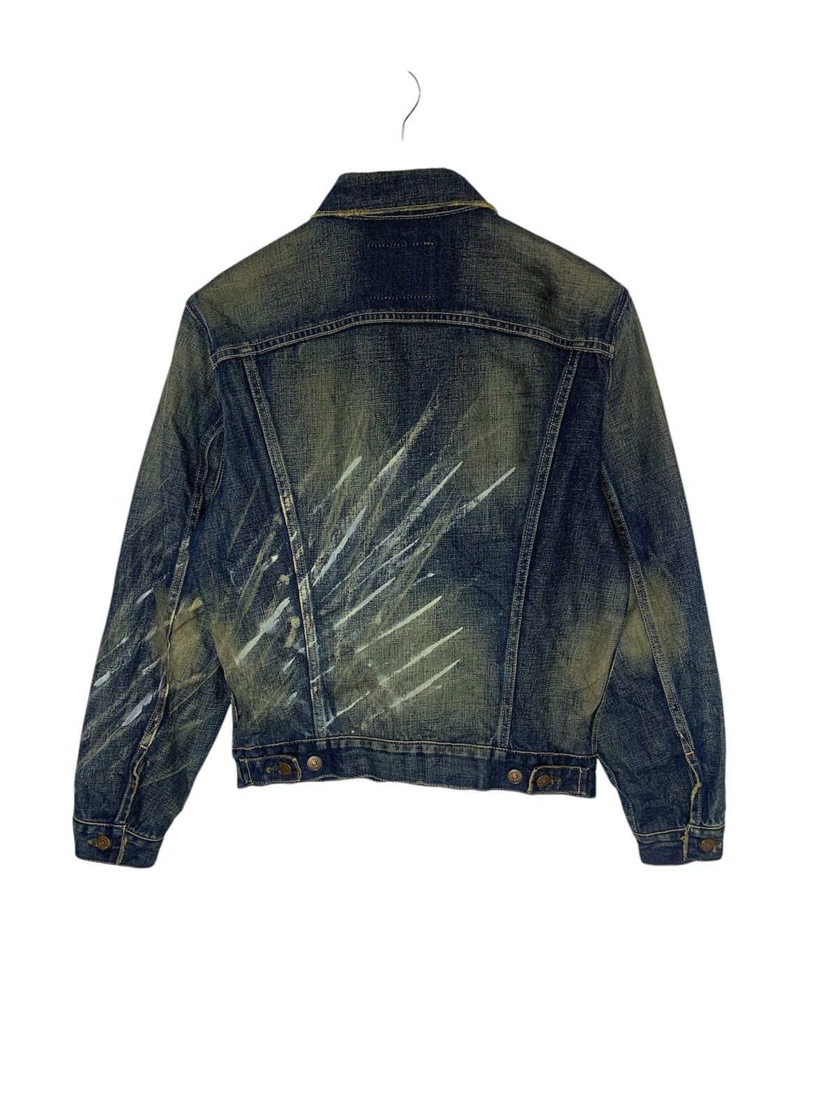 Levi's Levi’s Big E Japan Trucker Type 3 Dirty Painted Denim Size US M / EU 48-50 / 2 - 2 Thumbnail