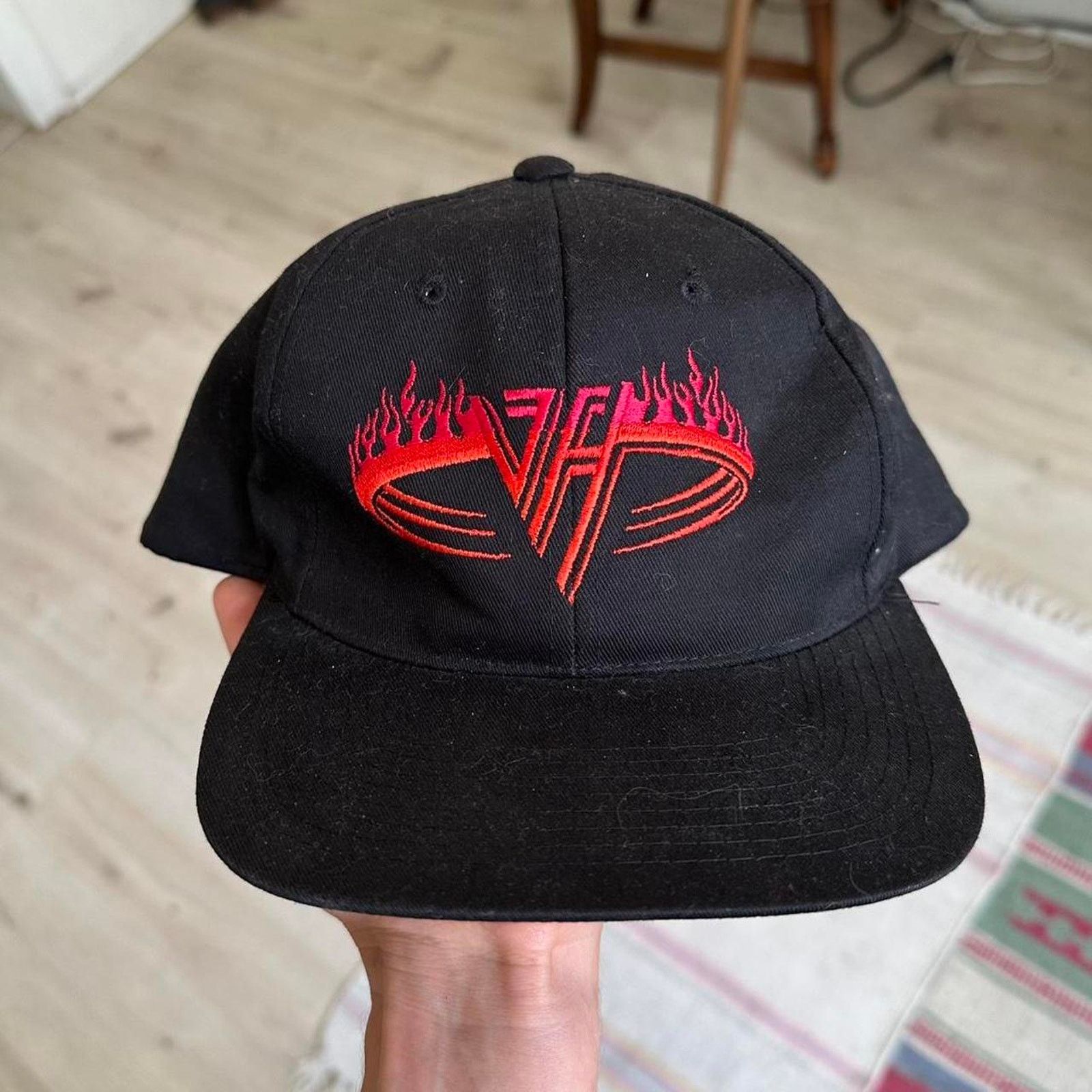 Vintage Rare Vintage 90s Van Halen Band Tour Rock Concert Hat Cap Size ONE SIZE - 2 Thumbnail