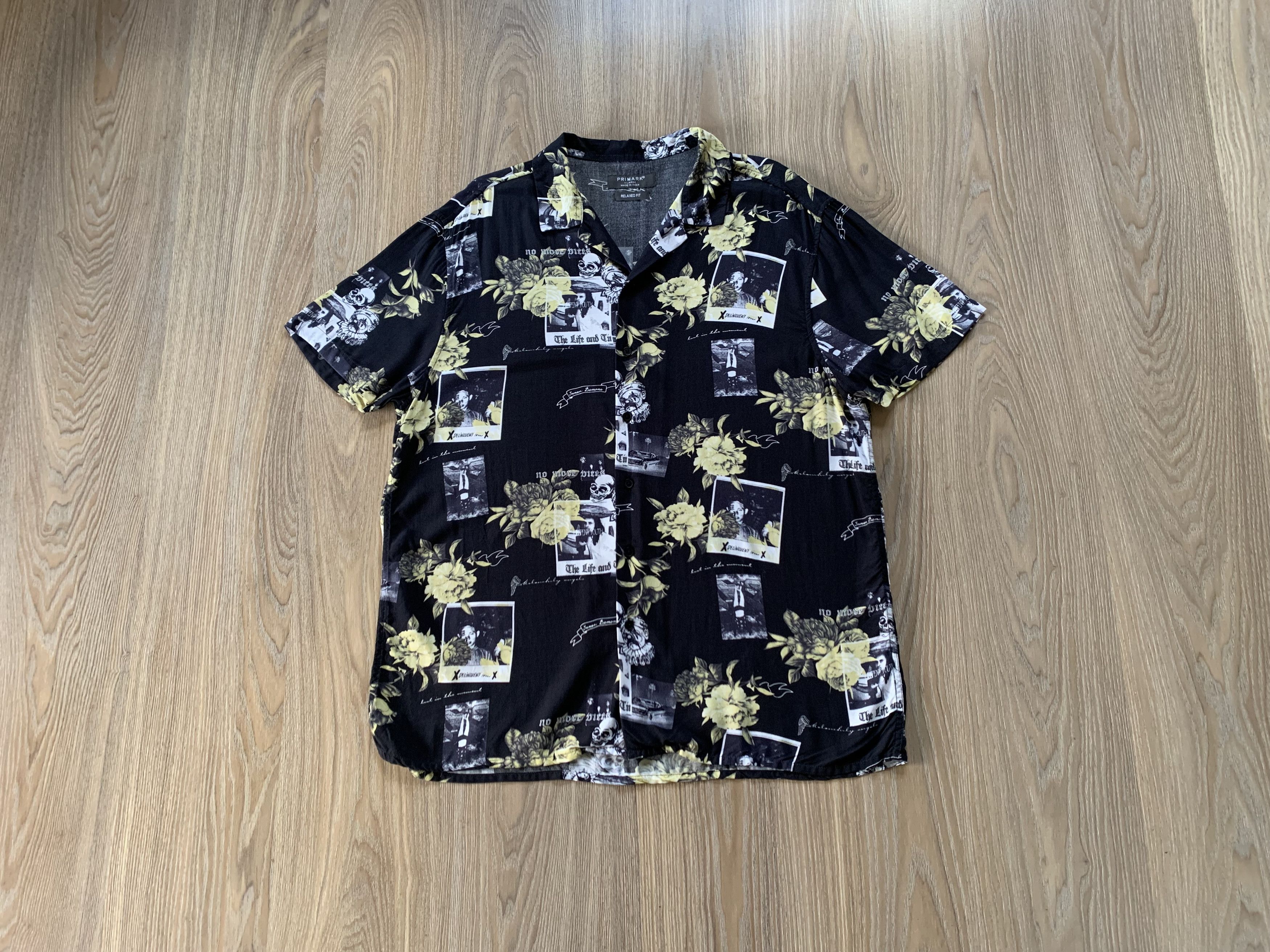 Other Primark Light Printed Hawaiian Shirt Size US XL / EU 56 / 4 - 1 Thumbnail