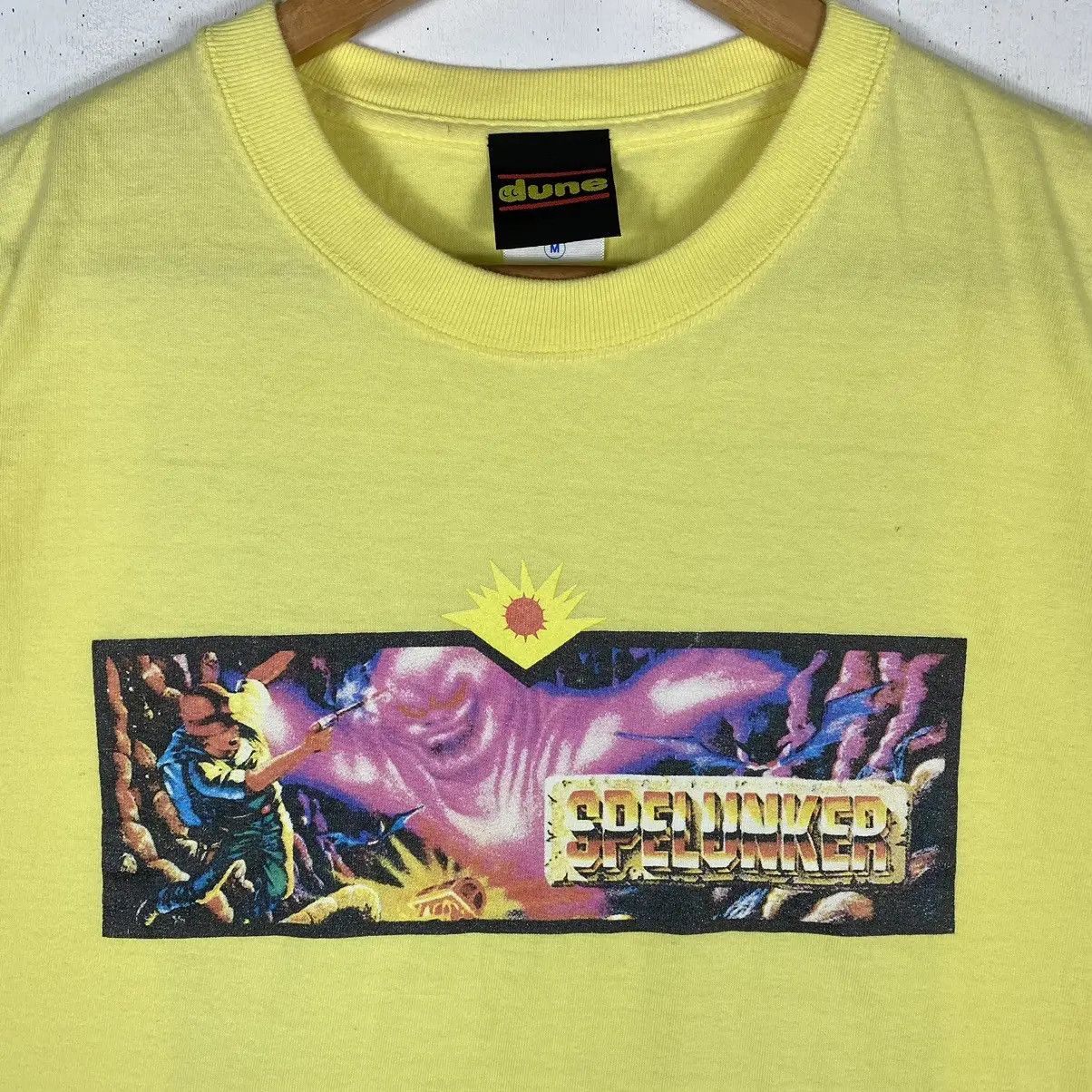 Nintendo Vintage SPELUNKER Nintendo Video Game Promo Tee Size US M / EU 48-50 / 2 - 3 Thumbnail