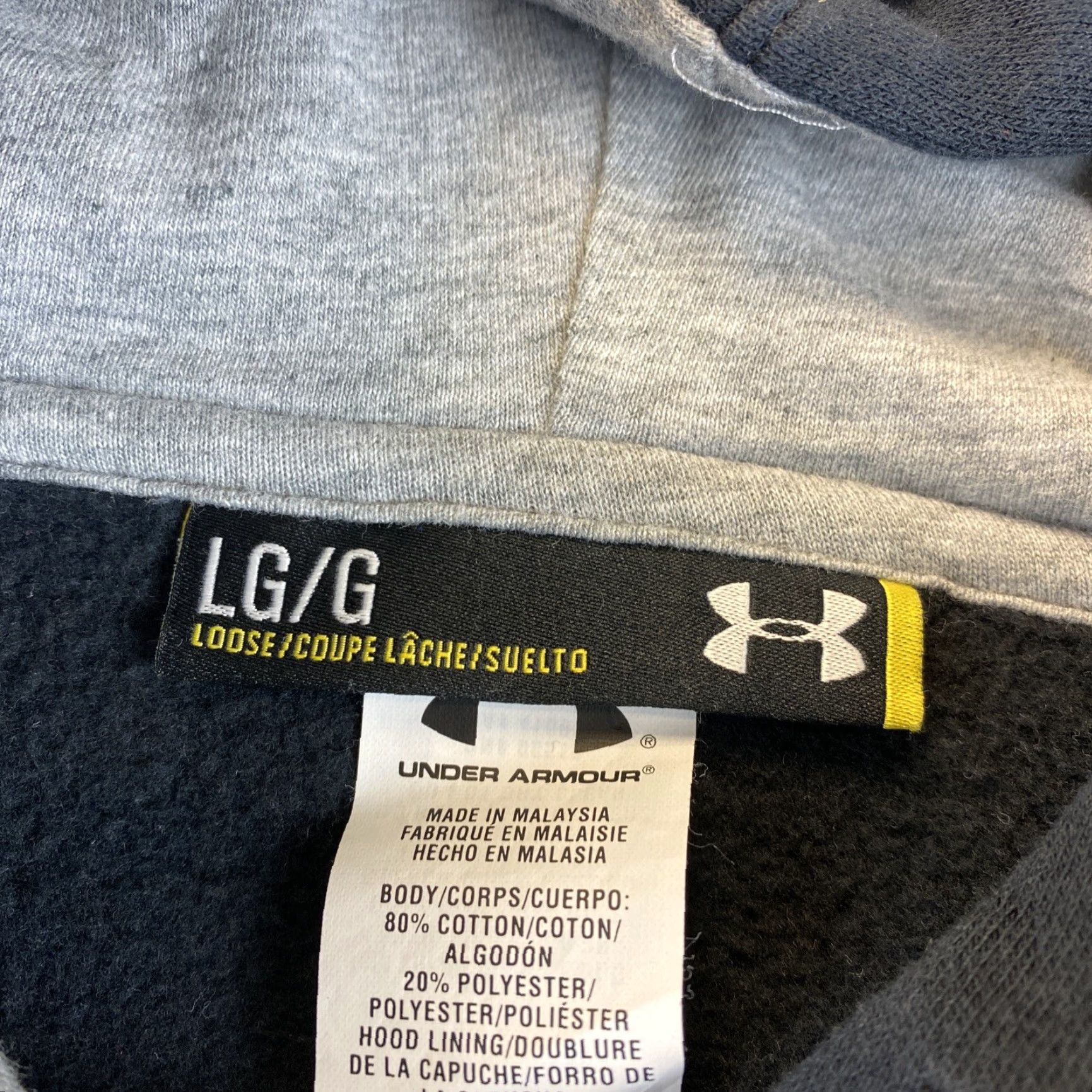 Under Armour Under Armour Women's UA Fleece Pullover Hoodie XL Black Windsor /85-53 Rival Modern Sportstyle Graphic Hoodie Size XL / US 12-14 / IT 48-50 - 6 Thumbnail
