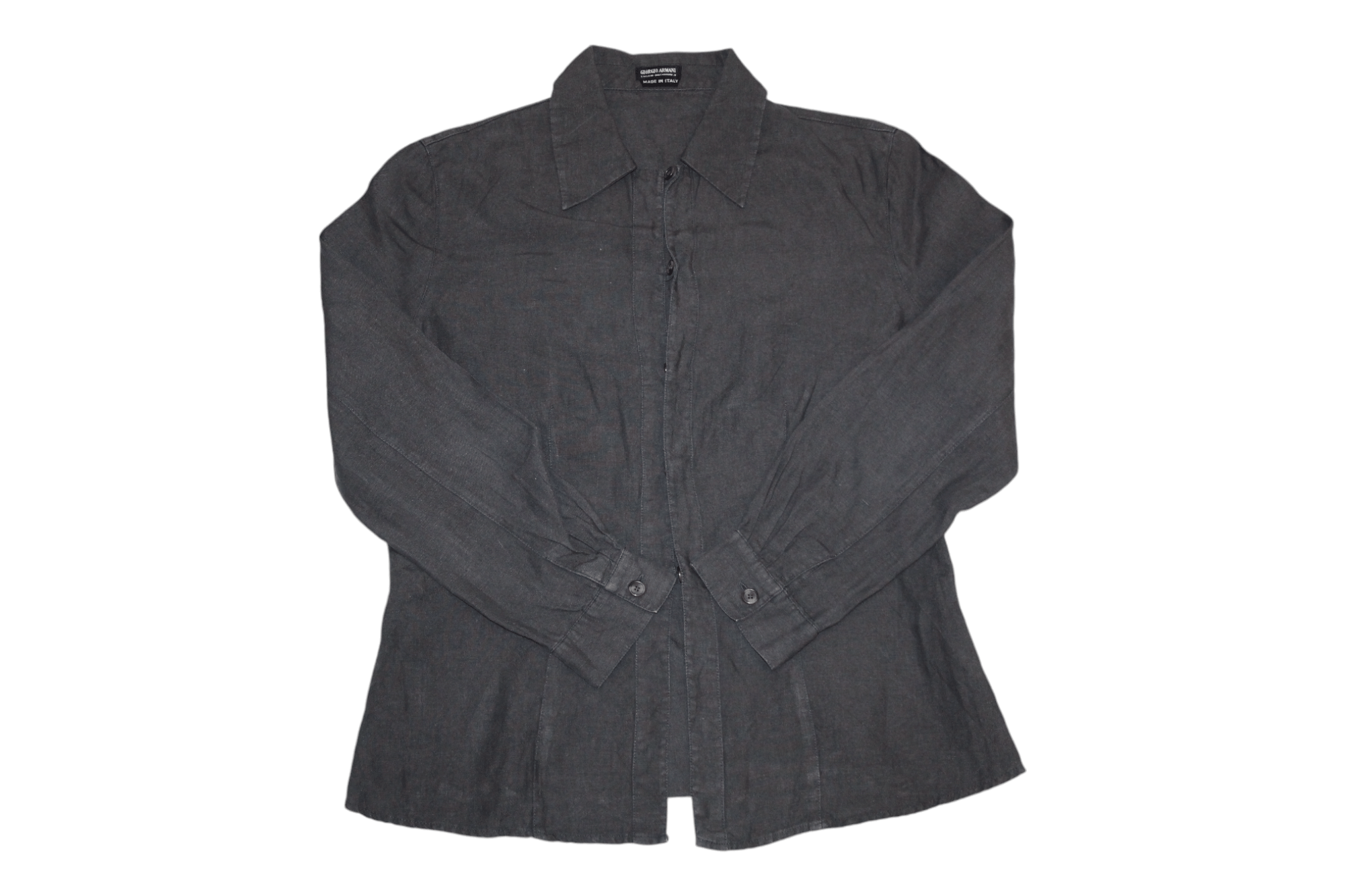 Giorgio Armani Giorgio Armani A Milano Borgonuovo 21 washed linen shirt Size M / US 6-8 / IT 42-44 - 1 Thumbnail