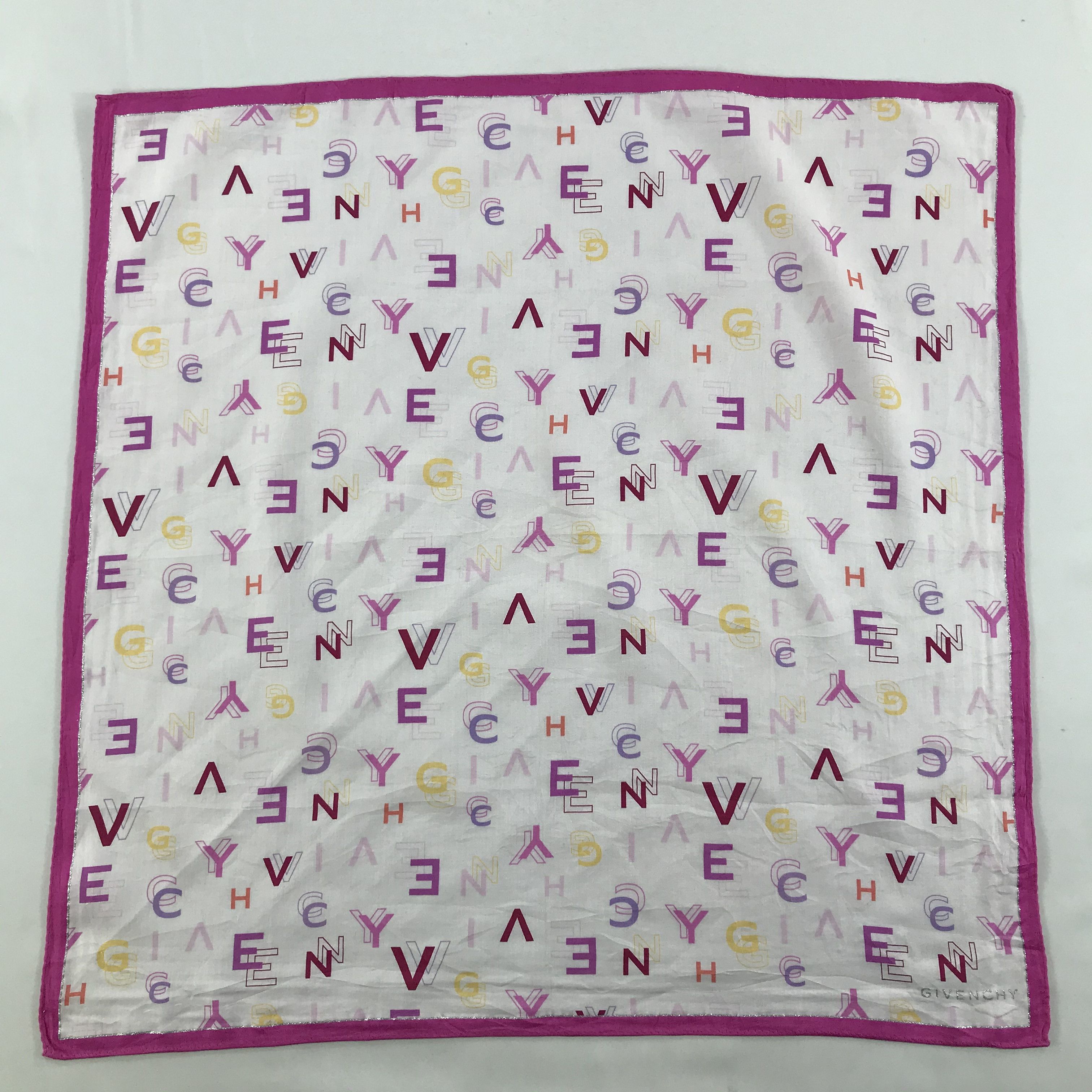 Vintage Vintage Givenchy Bandana / Handkerchief / Neckerchief -S1247 Size ONE SIZE - 1 Thumbnail