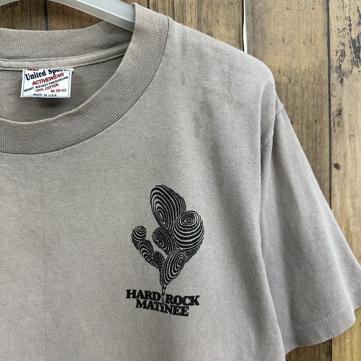 Hard Rock Cafe Hard Rock Matine Green Machine Worn Faded A732 Size US M / EU 48-50 / 2 - 4 Thumbnail