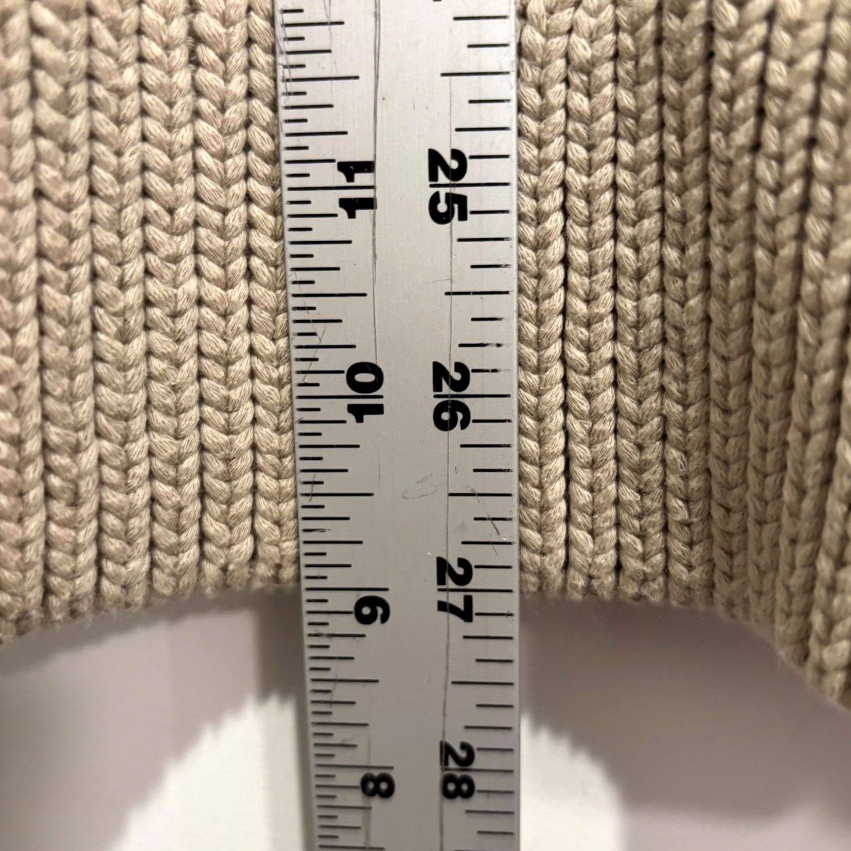 Vintage Haven Well Within Cardigan Sweater V-Neck Beige Open-Knit Pointelle Womens L Cardigan Size L / US 10 / IT 46 - 5 Thumbnail