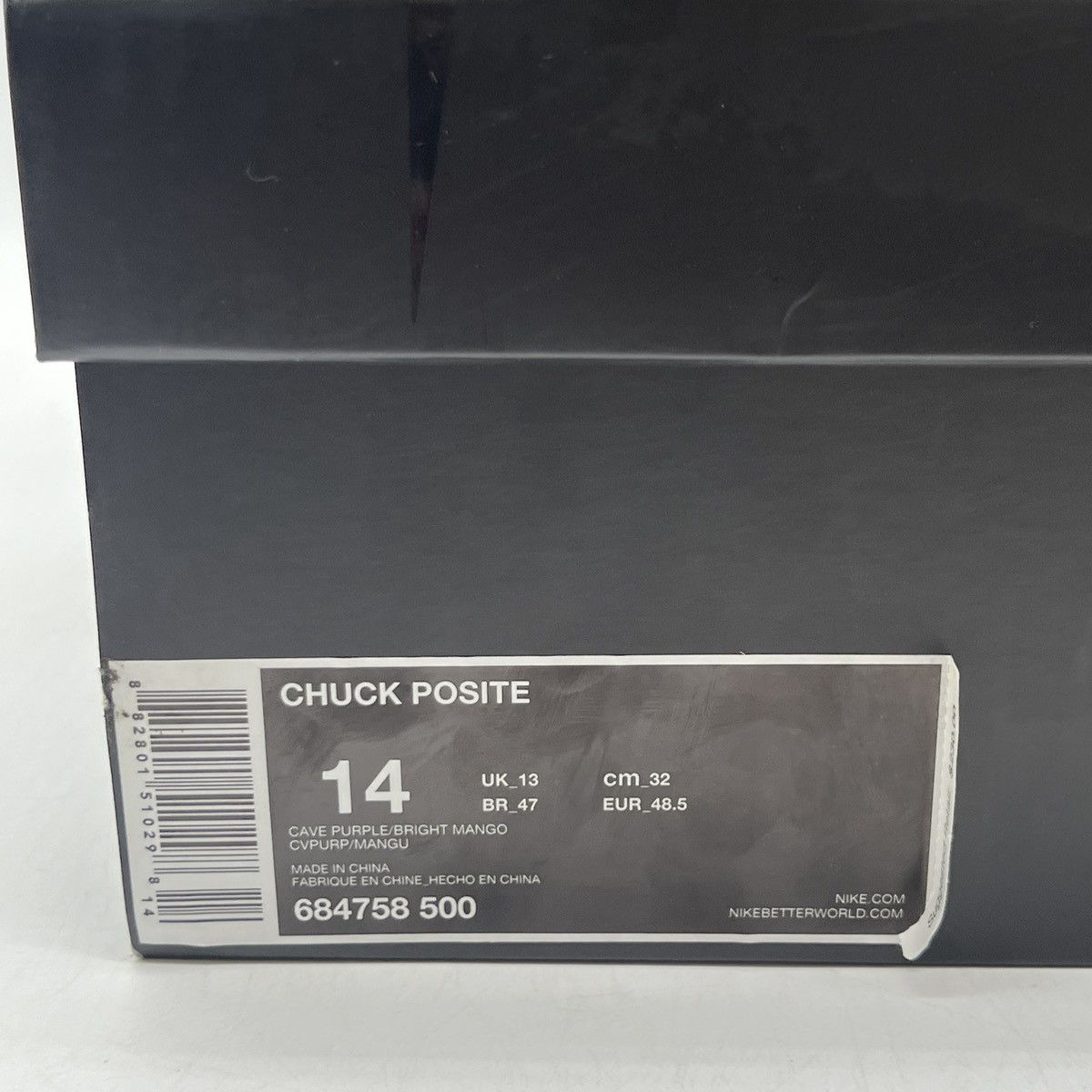 Nike Chuck posite cave purple Size US 14 / EU 47 - 6 Thumbnail