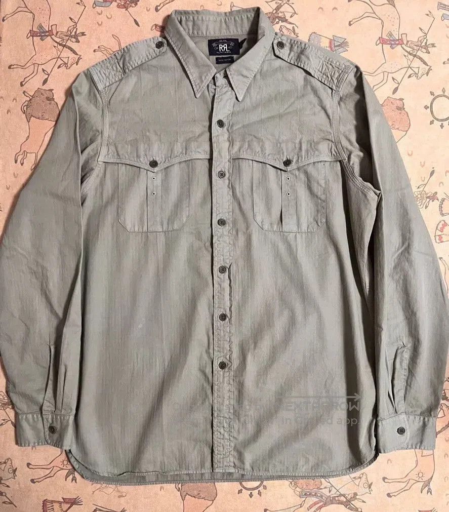 RRL Ralph Lauren Military Style Gurkha Shirt. Size US XL / EU 56 / 4 - 1 Thumbnail