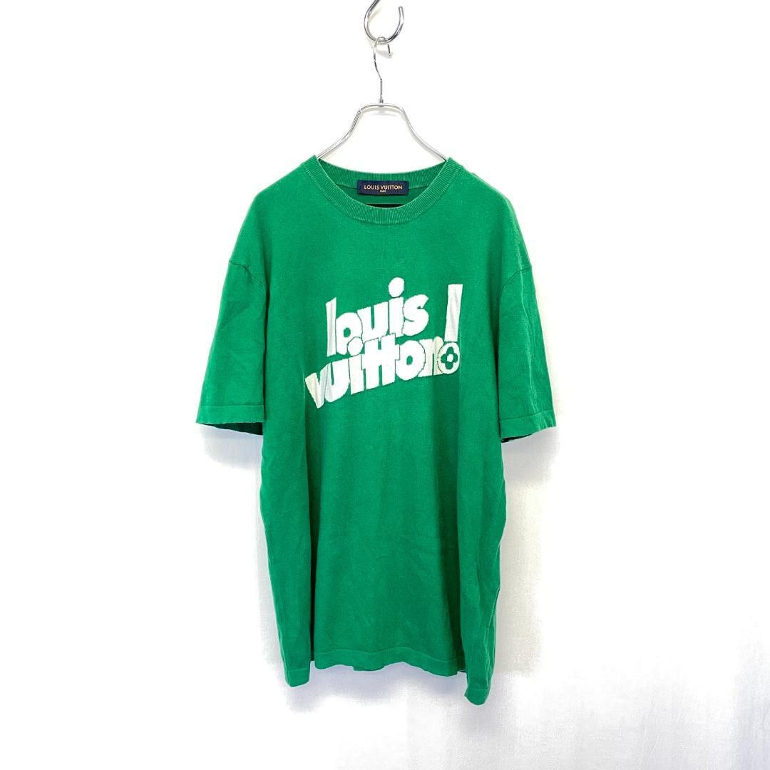 LOUIS VUITTON EVERYDAY LV CREWNECK GREEN T-SHIRT