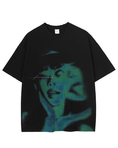 Japanese Brand × Vintage 90s Face Oversized Printed Vintage T Shirt Size US M / EU 48-50 / 2 - 1 Thumbnail