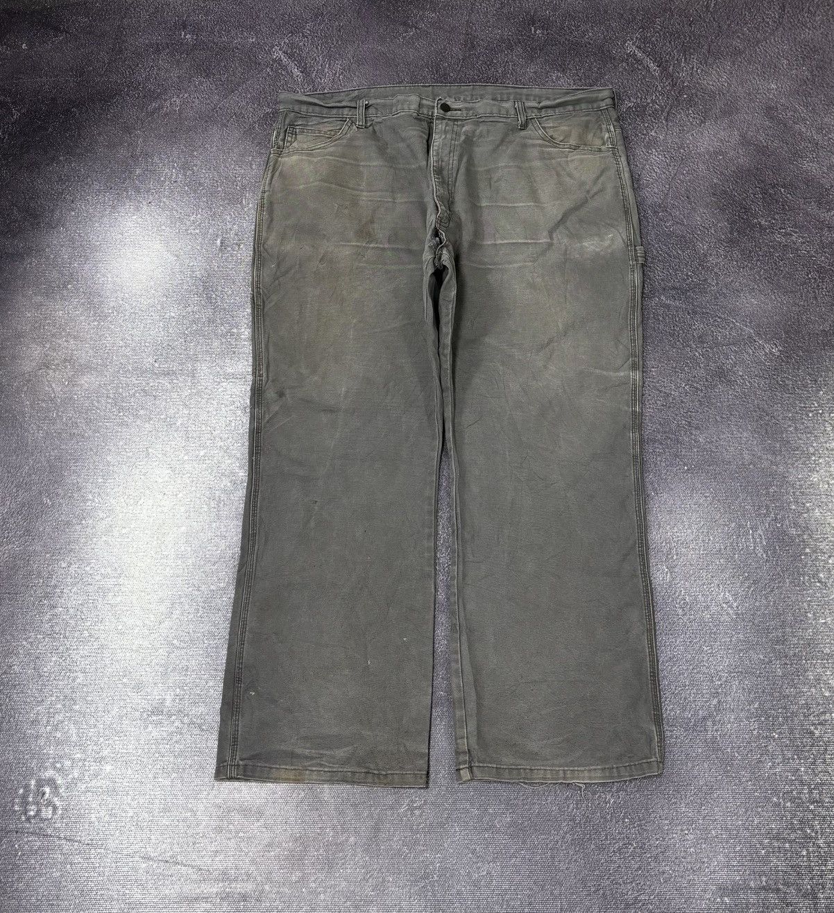 Dickies Vintage Dickies Y2K Carpenter USA Hype Gray Work Baggy Pants Size US 42 / EU 58 - 2 Thumbnail