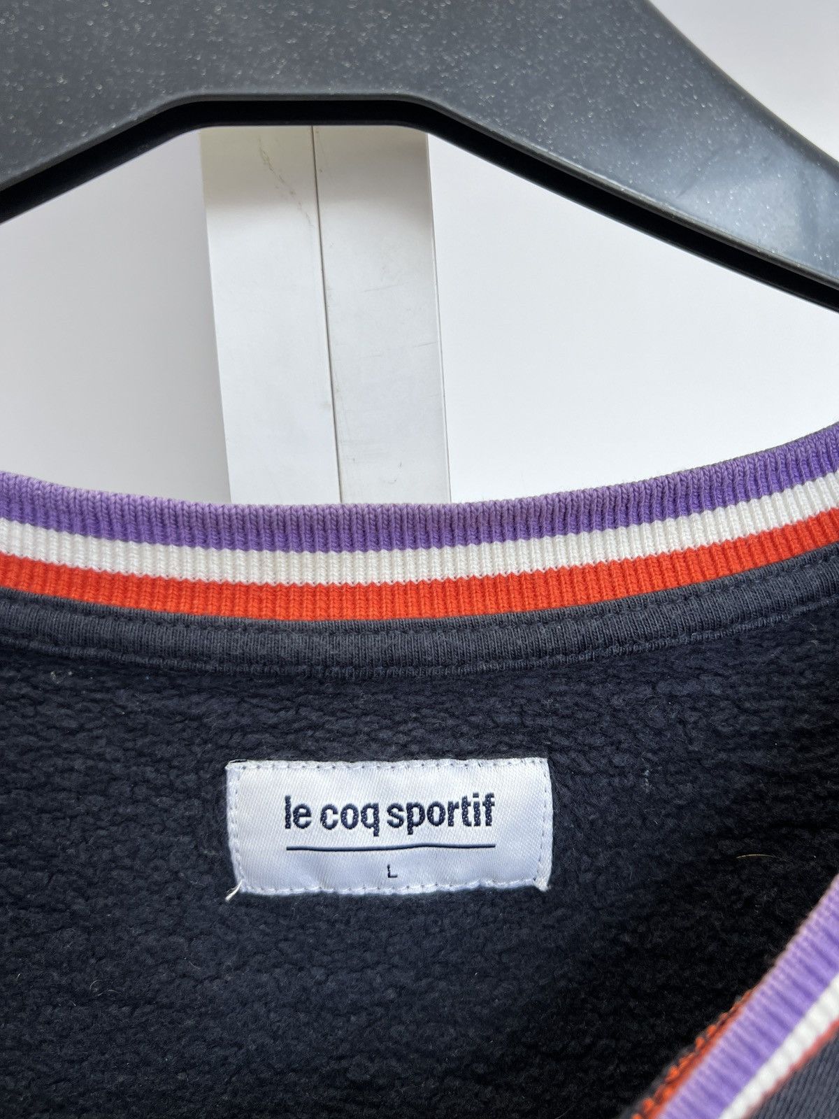 Le Coq Sportif × Vintage Vintage Le Coq Sportif Fiorentina Football Sweatshirt Size US L / EU 52-54 / 3 - 8 Thumbnail