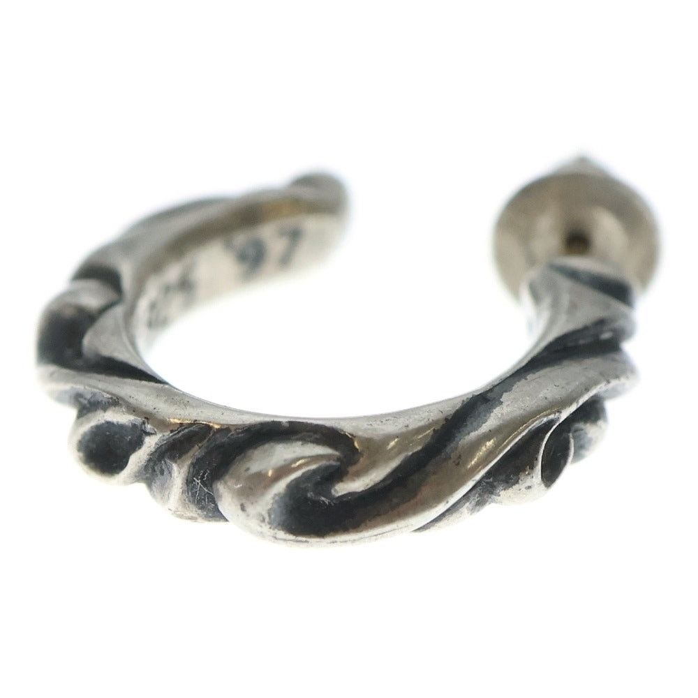 Chrome Hearts Chrome Hearts Silver Scroll Hoop Earring Size ONE SIZE - 3 Thumbnail