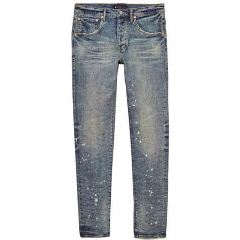 Purple P002 Vintage Spotted Indigo Size US 30 / EU 46 - 21 Thumbnail