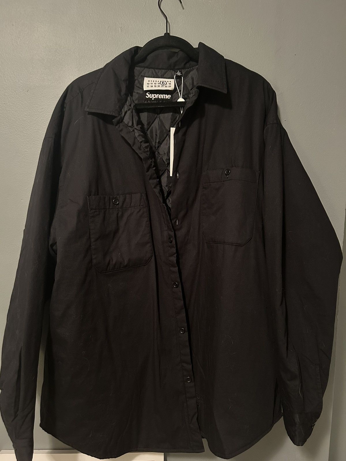 【最終価格】Supreme x MM6 Padded Shirt L Supreme MM6 Maison Margiela Padded Shirt (SS24) - $168