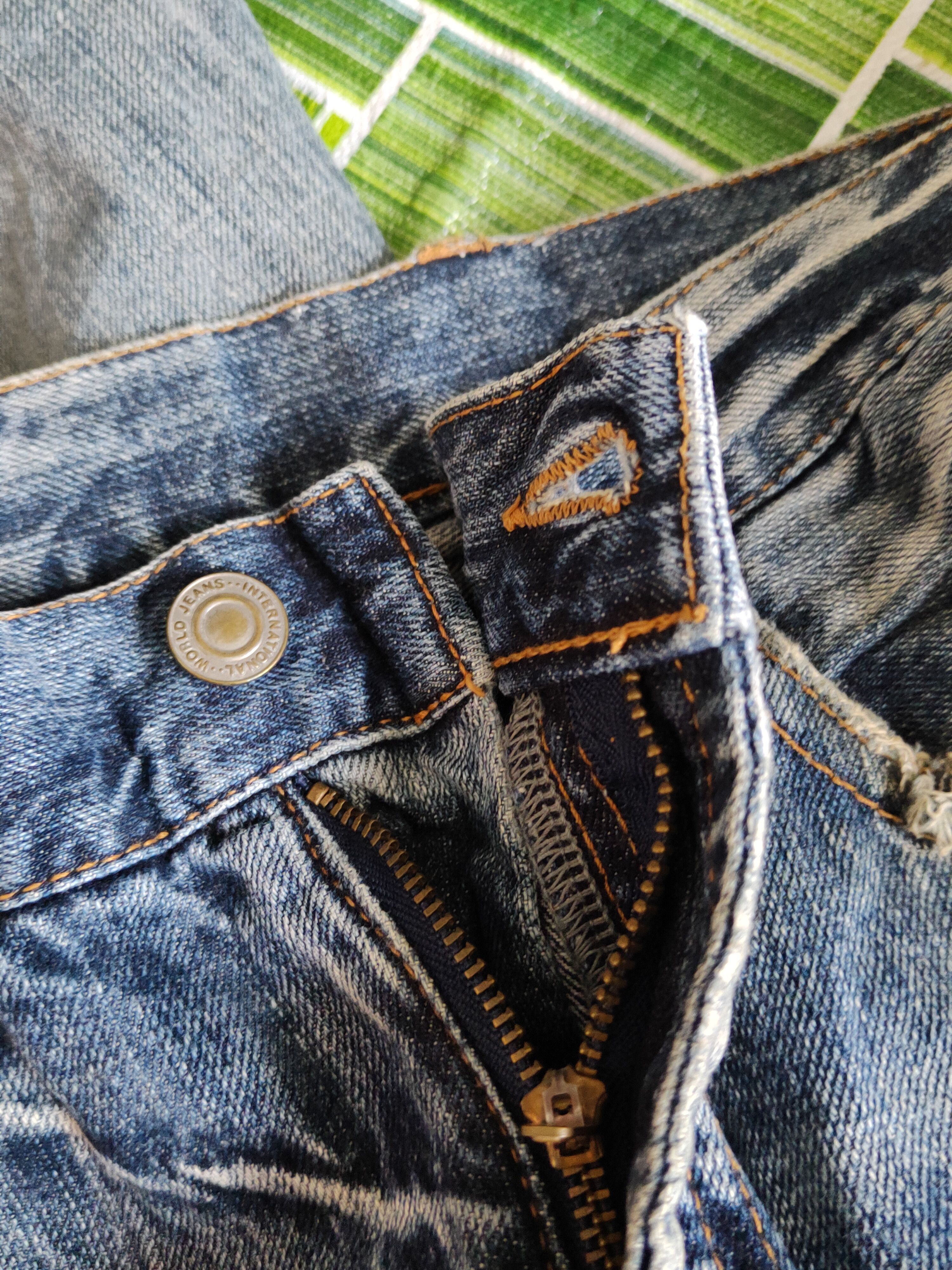 Japanese Brand Japanese Brand Blue Faded Distressed Ripped Jeans #S2251 Size US 32 / EU 48 - 12 Thumbnail