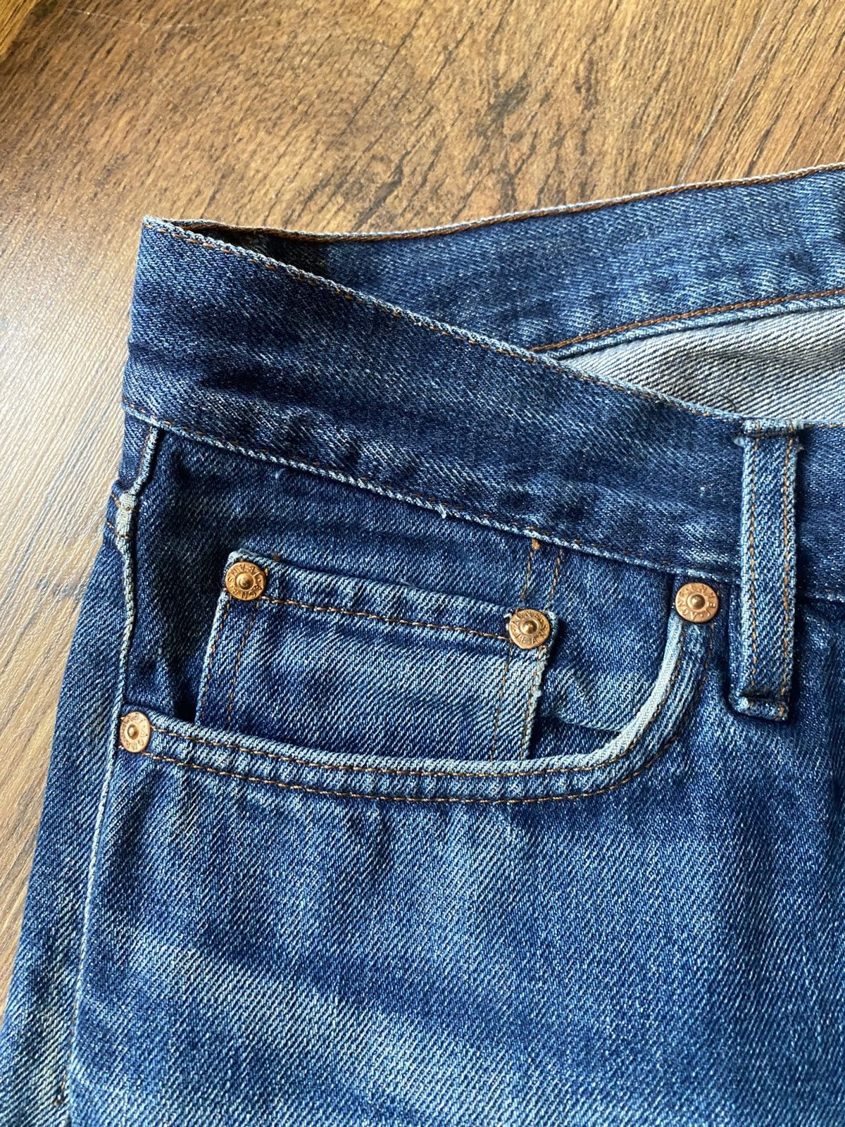 Acne Studios × Vintage Acne Studios Vintage Blue straight denim jeans Size US 34 / EU 50 - 4 Thumbnail