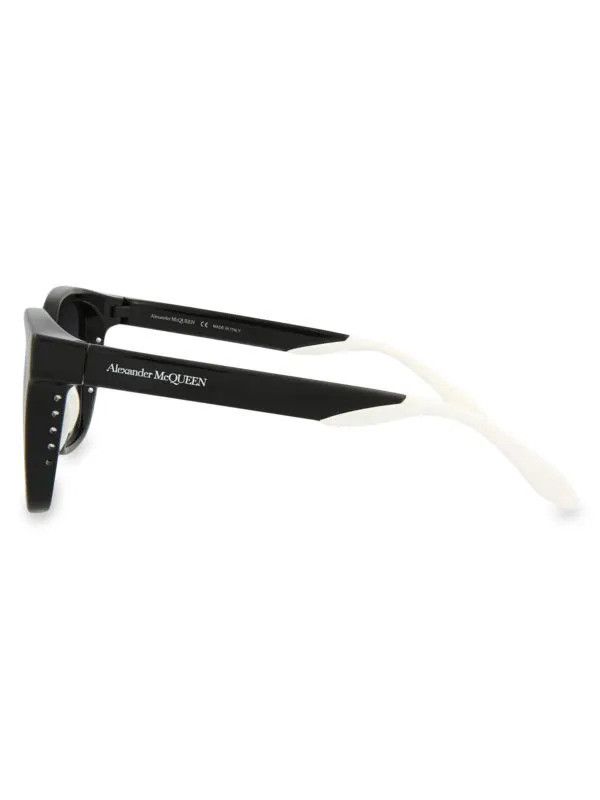 Alexander McQueen Alexander McQueen 55MM Square Sunglasses Size ONE SIZE - 3 Thumbnail