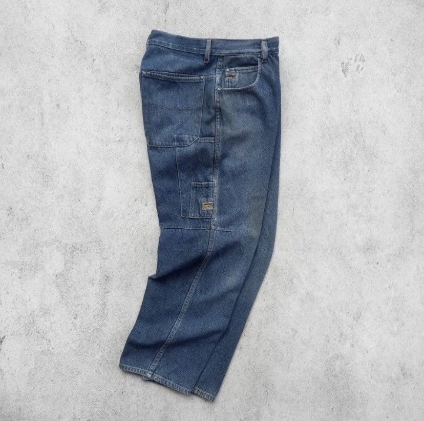 image of Jnco x Vintage School Of Hard Knocks Carpenter Denim Pants, Men's (Size 32)